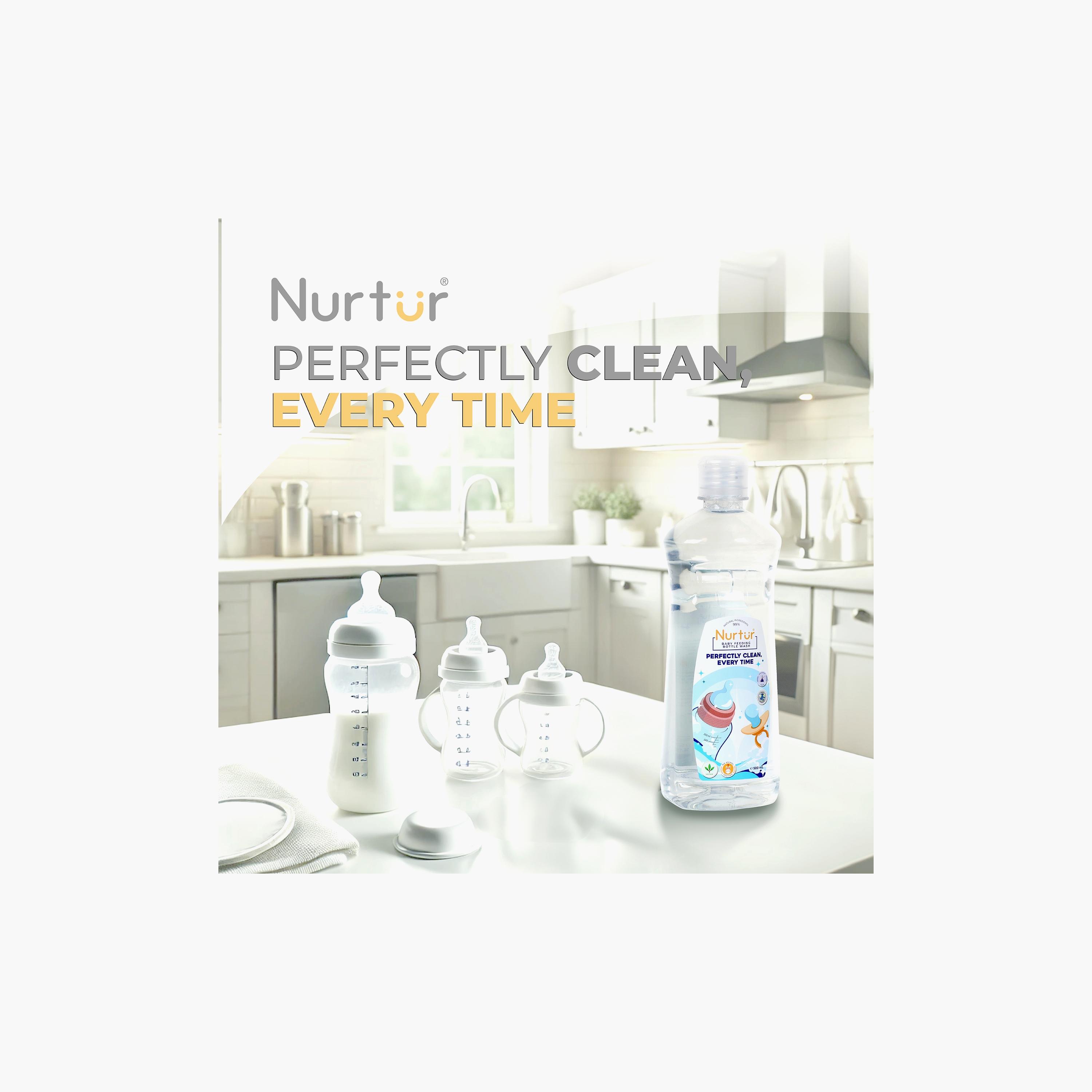Nurtur Liquid Cleanser for Feeding Bottles - 500 ml-baby-feeding-accessories-image-6