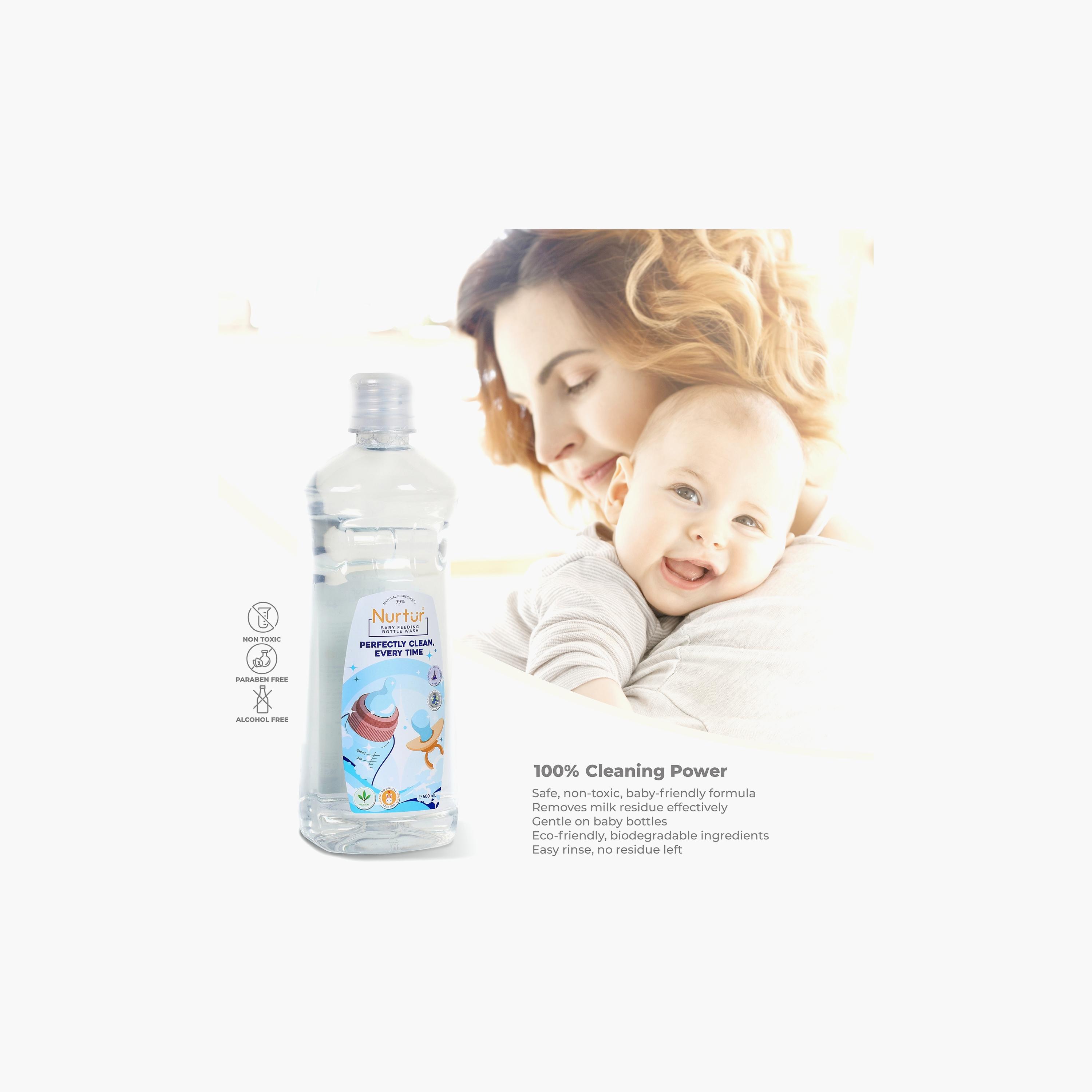 Nurtur Liquid Cleanser for Feeding Bottles - 500 ml-baby-feeding-accessories-image-9