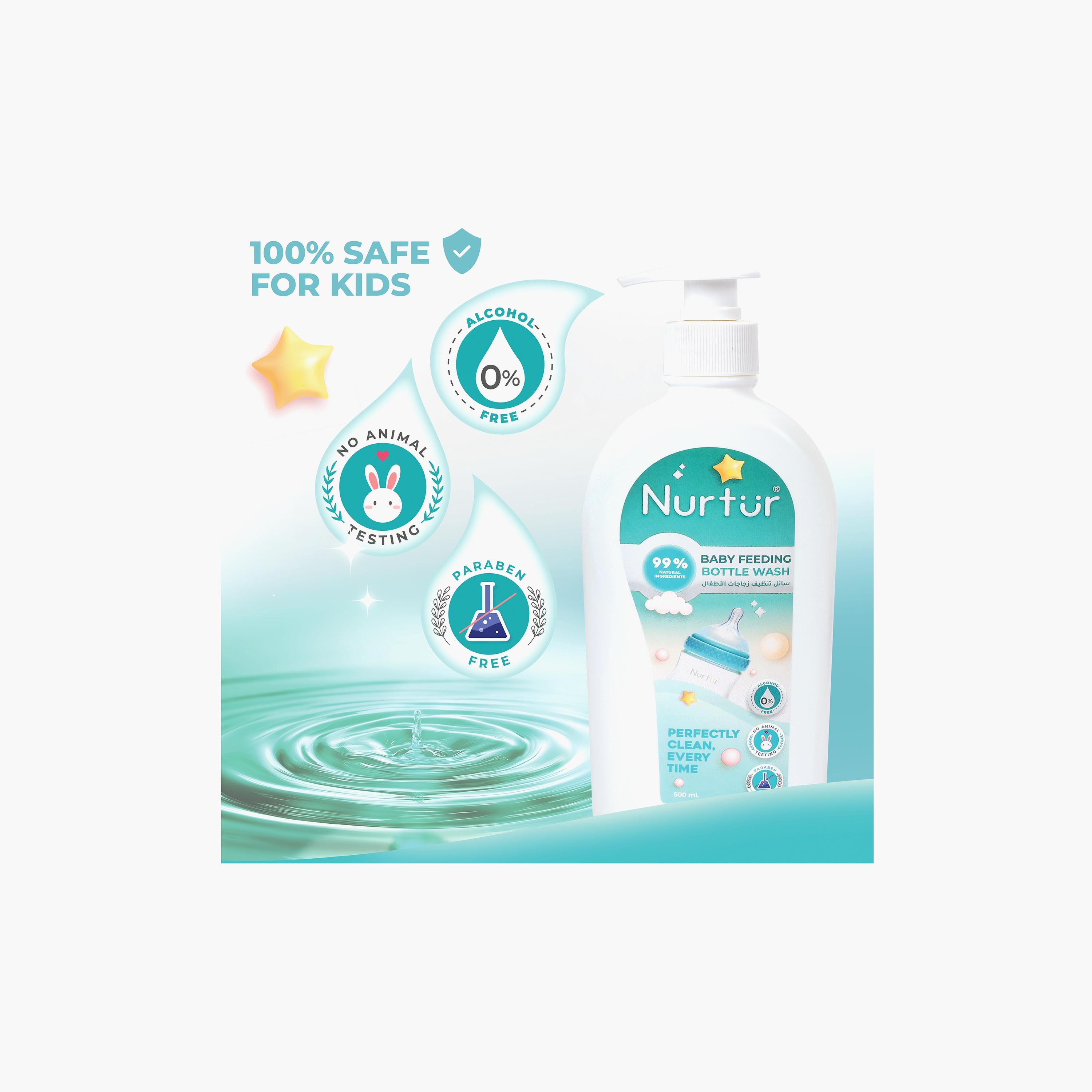 Nurtur Bio-Organic Liquid Cleanser - 500 ml-baby-feeding-accessories-image-2