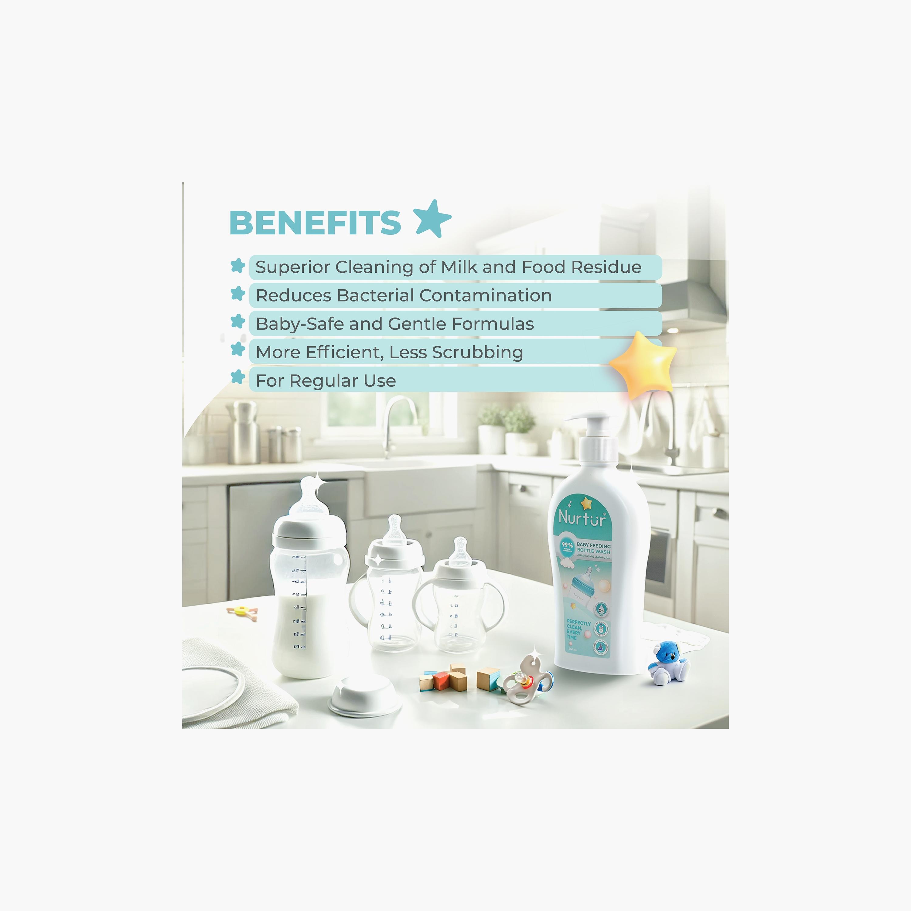 Nurtur Bio-Organic Liquid Cleanser - 500 ml-baby-feeding-accessories-image-3