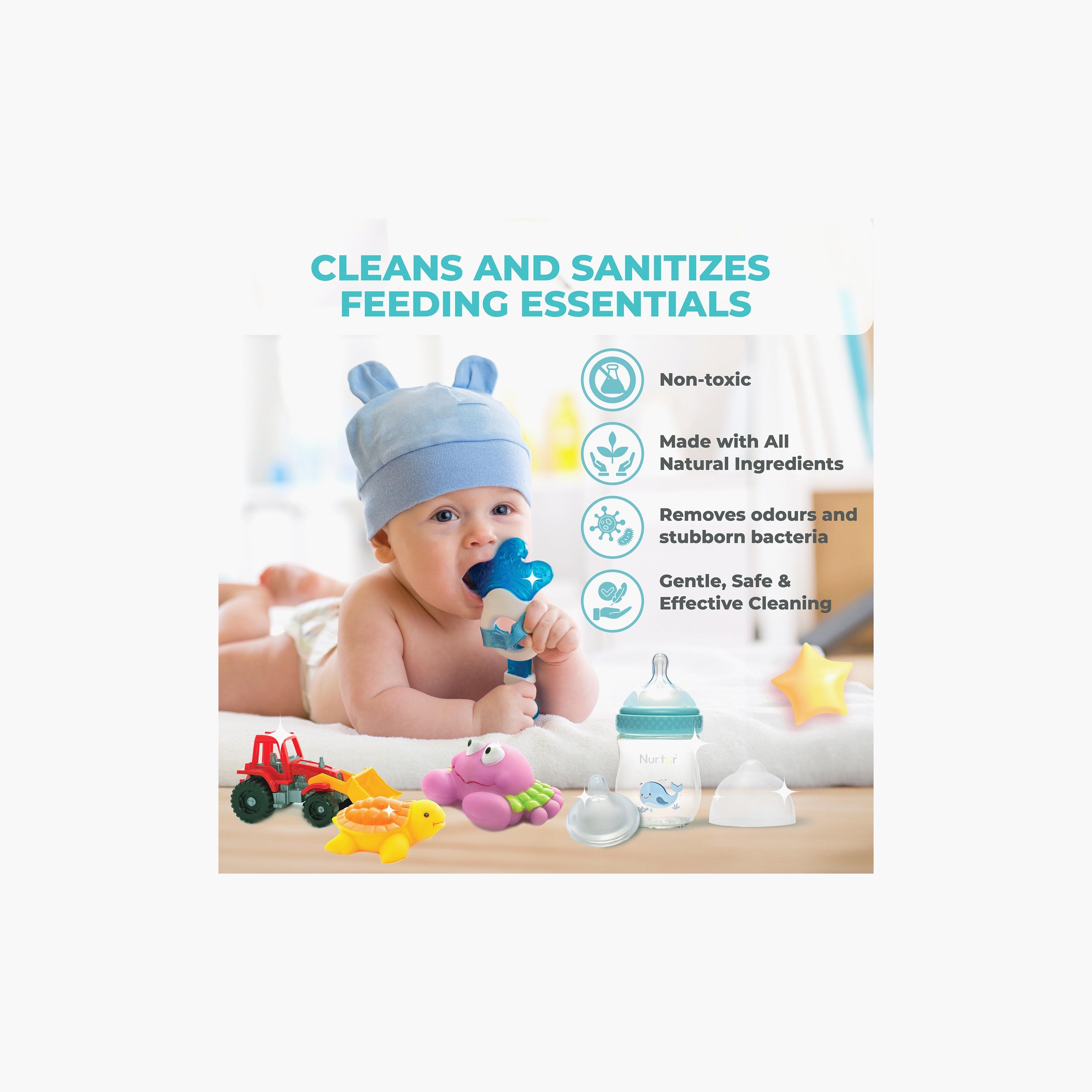 Nurtur Bio-Organic Liquid Cleanser - 500 ml-baby-feeding-accessories-image-5
