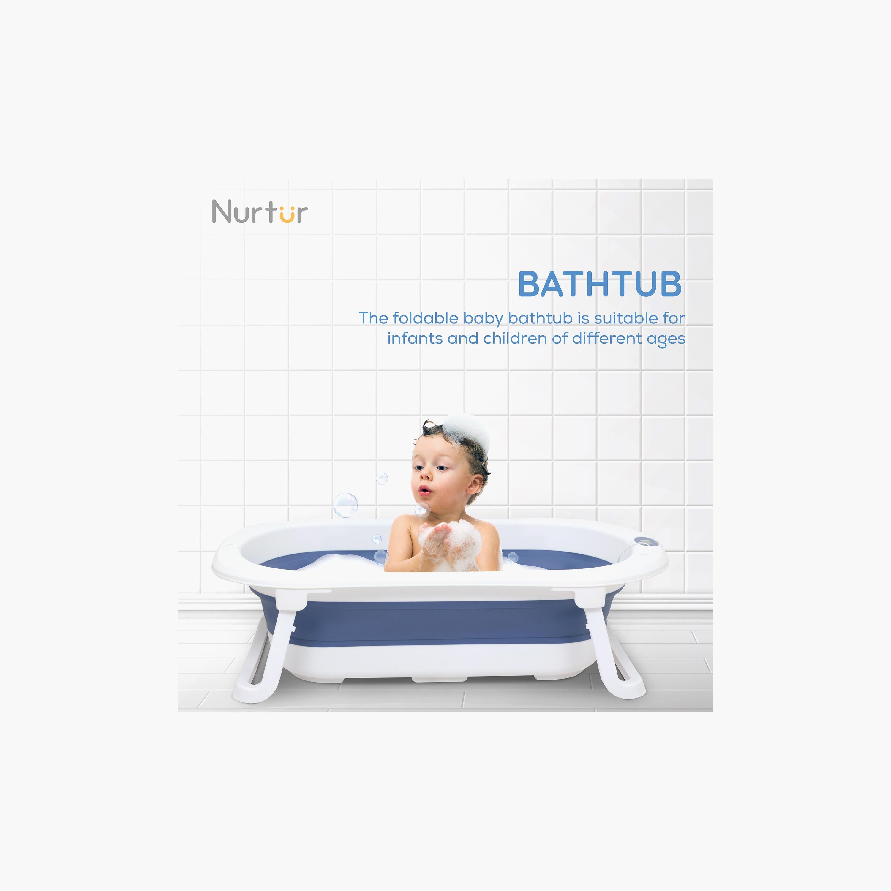 Nurtur Collapsible Bath Tub-baby-bathandcare-bathtubs-image-5