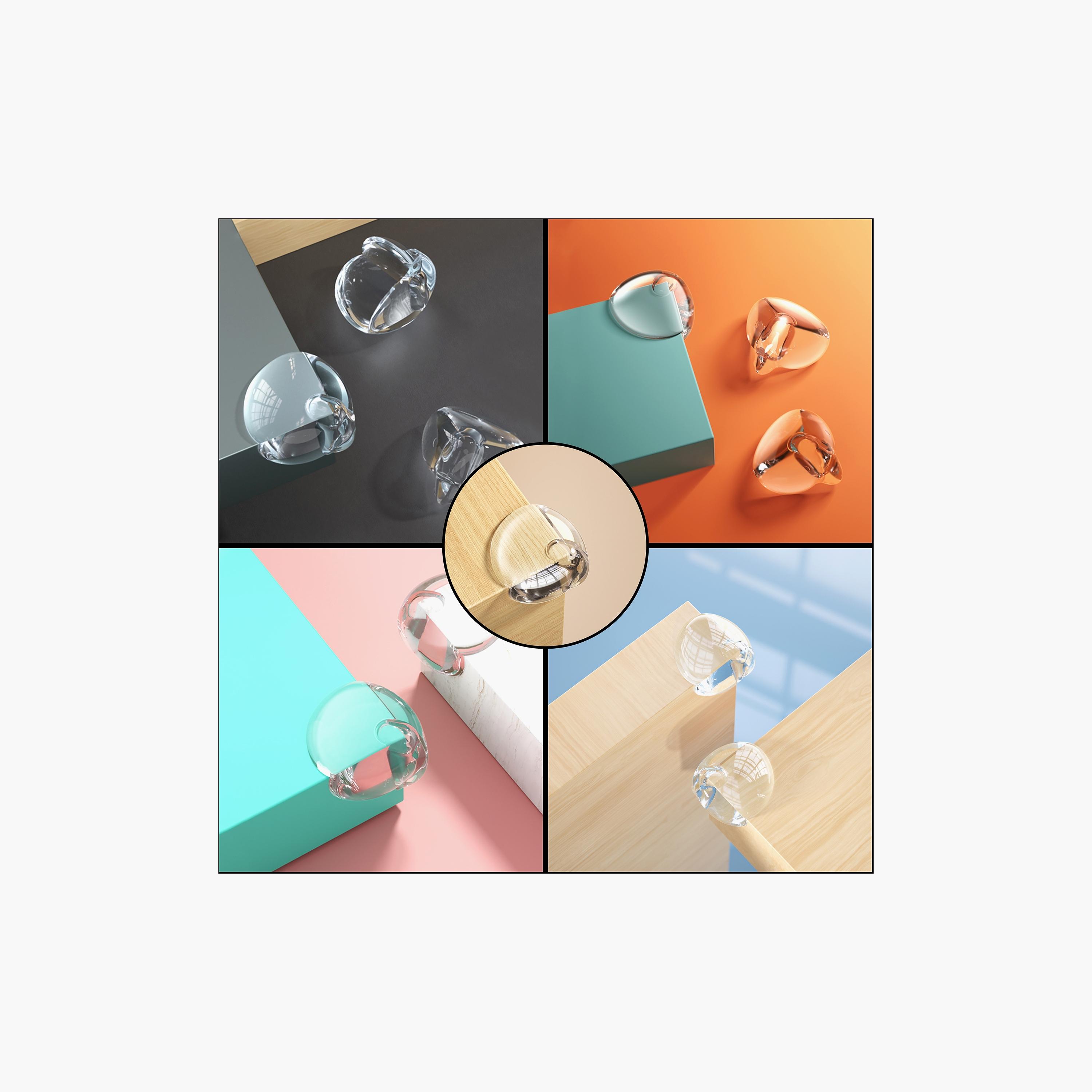 Nurtur 4-Piece PVC Baby Safety Corner Guards-baby-healthandsafety-babyproofing-image-6