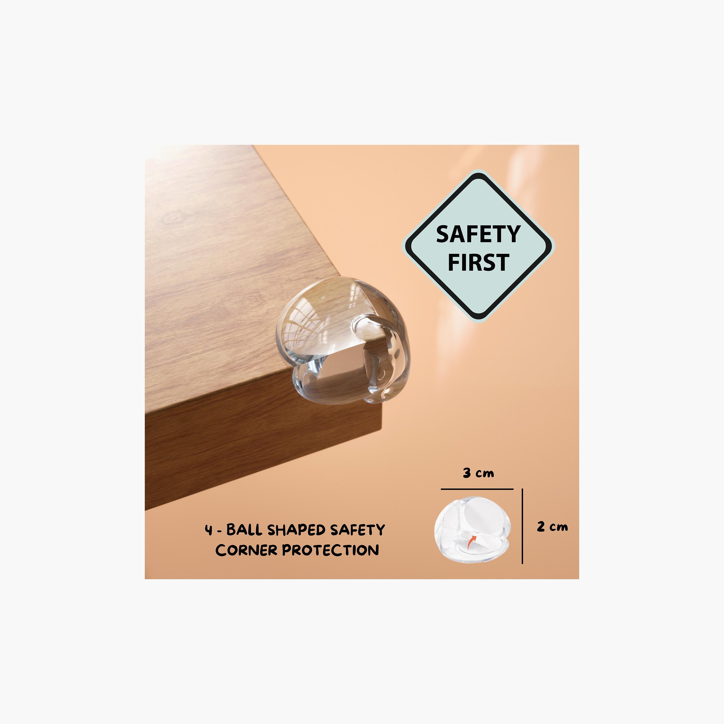 Nurtur 4-Piece PVC Baby Safety Corner Guards-baby-healthandsafety-babyproofing-image-7