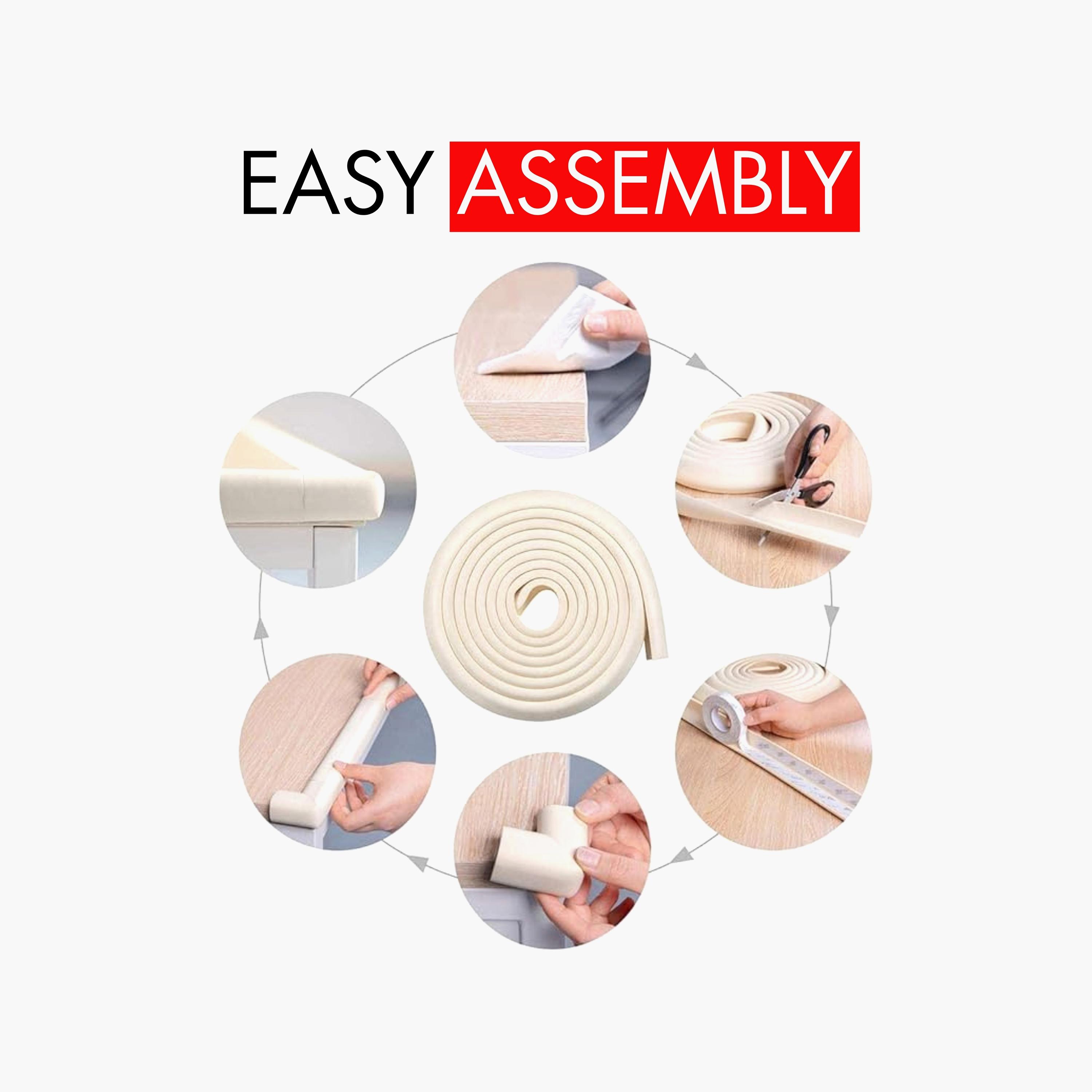 Nurtur 2M Safety Edge & 4 Corner Guards Set-baby-healthandsafety-babyproofing-image-7