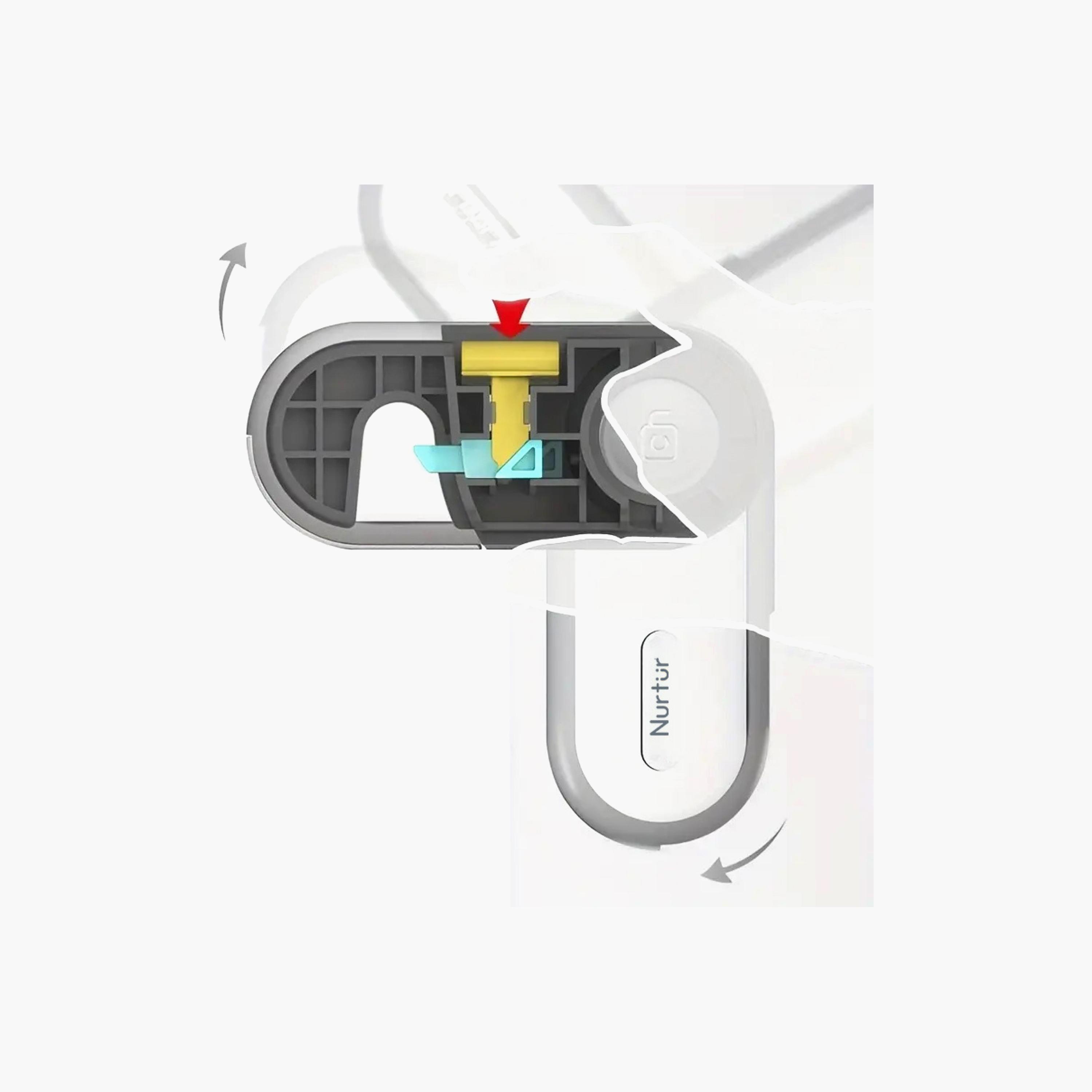 Nurtur Adjustable Child Safety Cabinet Lock-baby-healthandsafety-babyproofing-image-9