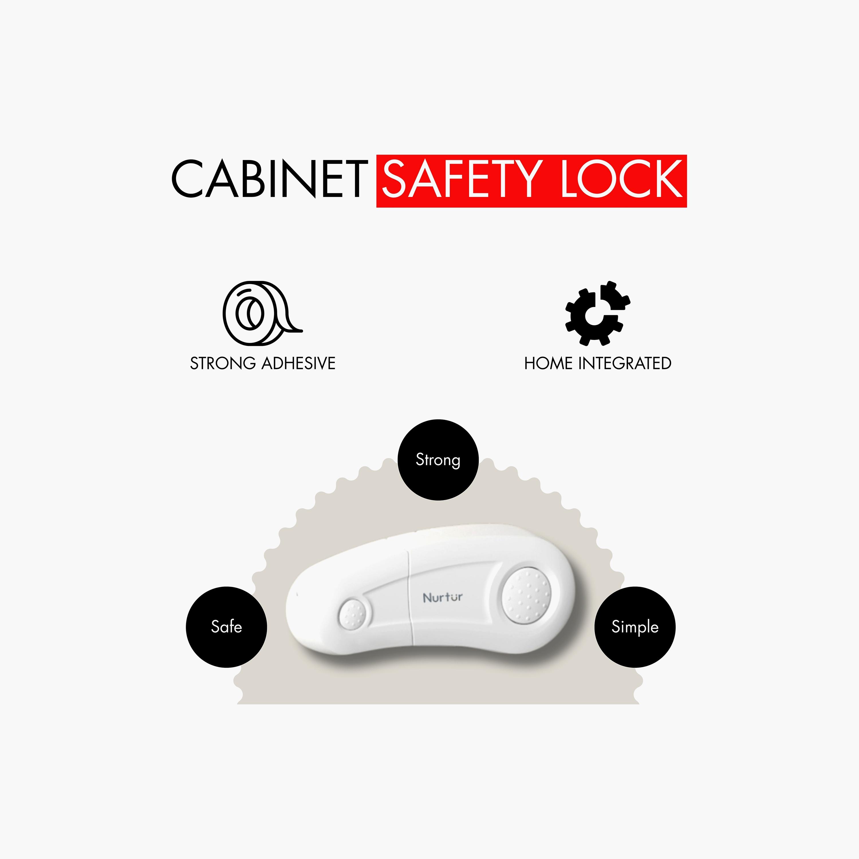 قفل أمان لدرج الأطفال من نورتور بقطعتين-baby-healthandsafety-babyproofing-image-7