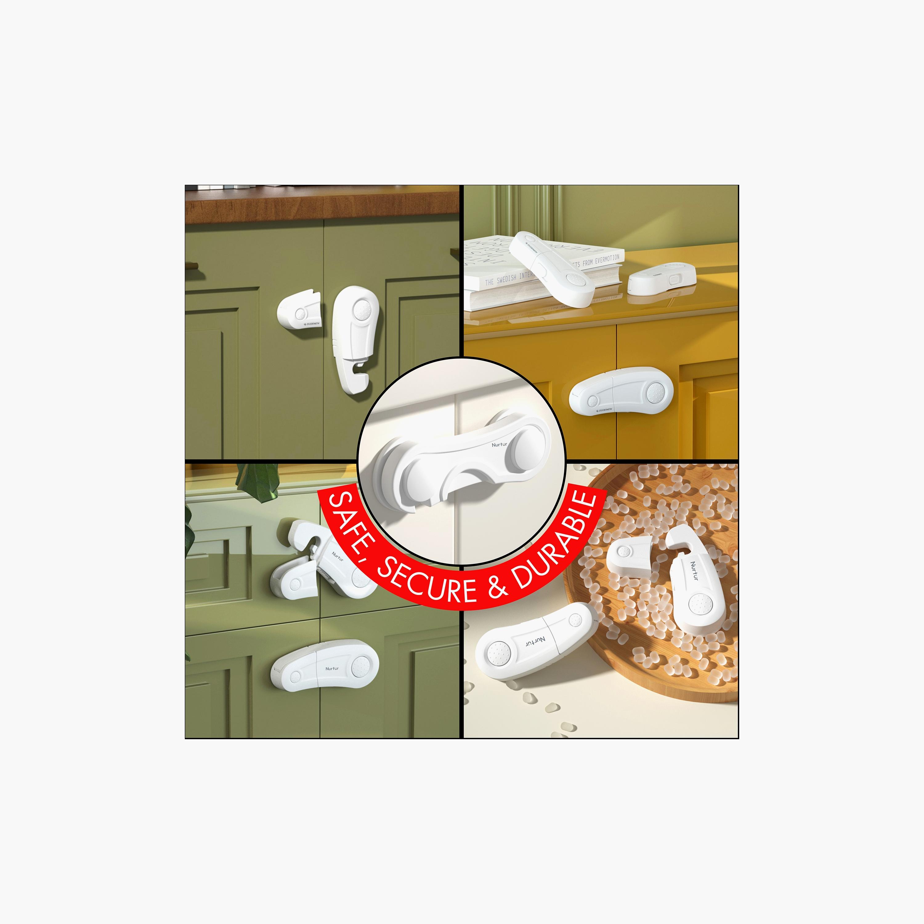 قفل أمان لدرج الأطفال من نورتور بقطعتين-baby-healthandsafety-babyproofing-image-2