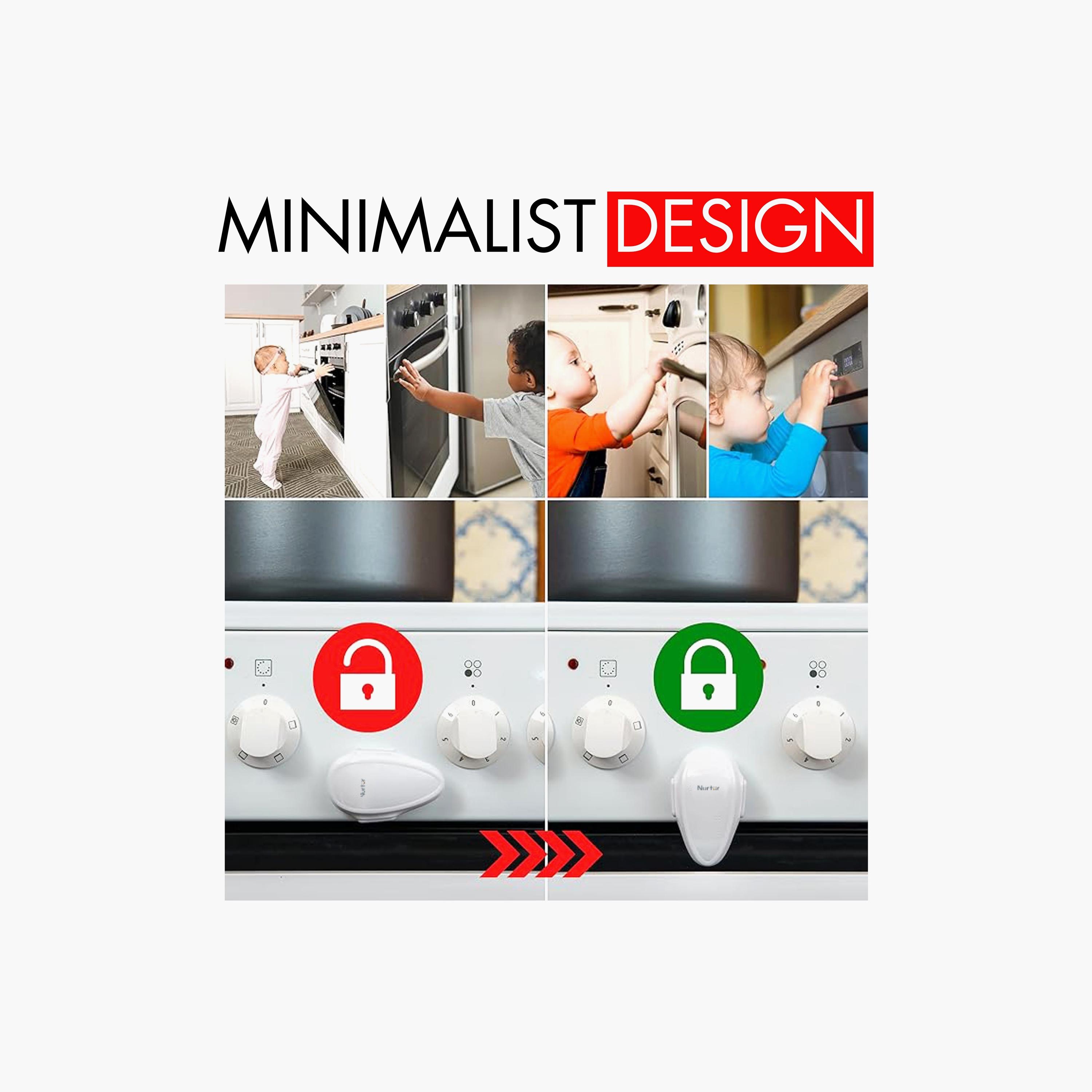 Nurtur Child Safety Oven Door Lock - White-baby-healthandsafety-babyproofing-image-3