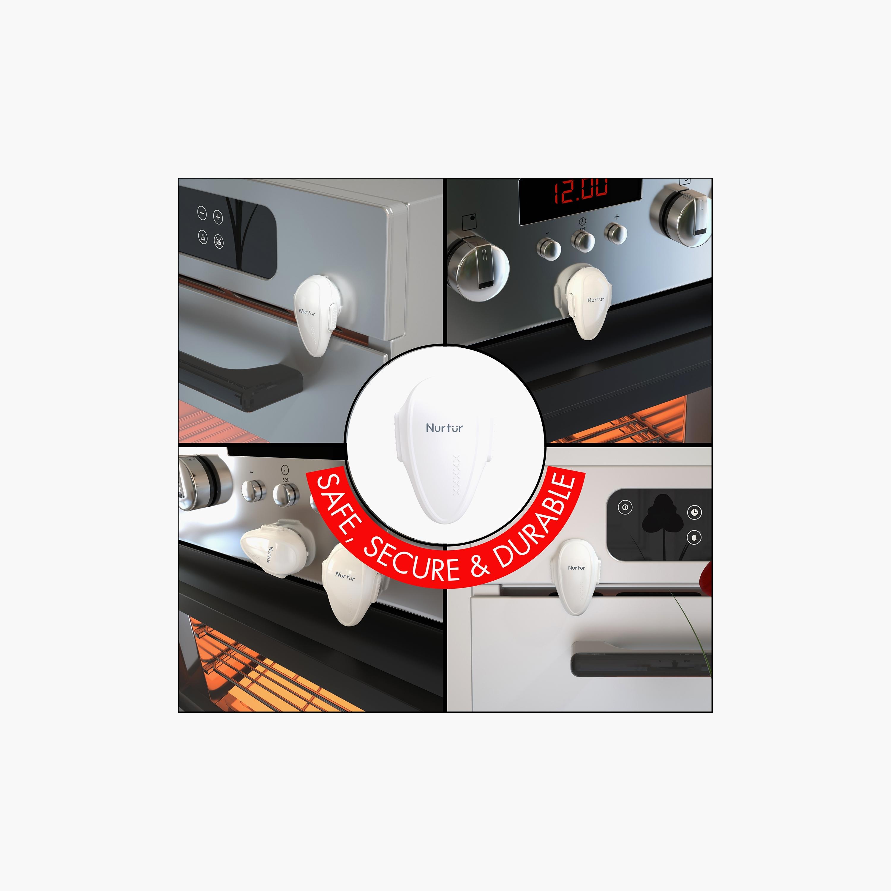 Nurtur Child Safety Oven Door Lock - White-baby-healthandsafety-babyproofing-image-5