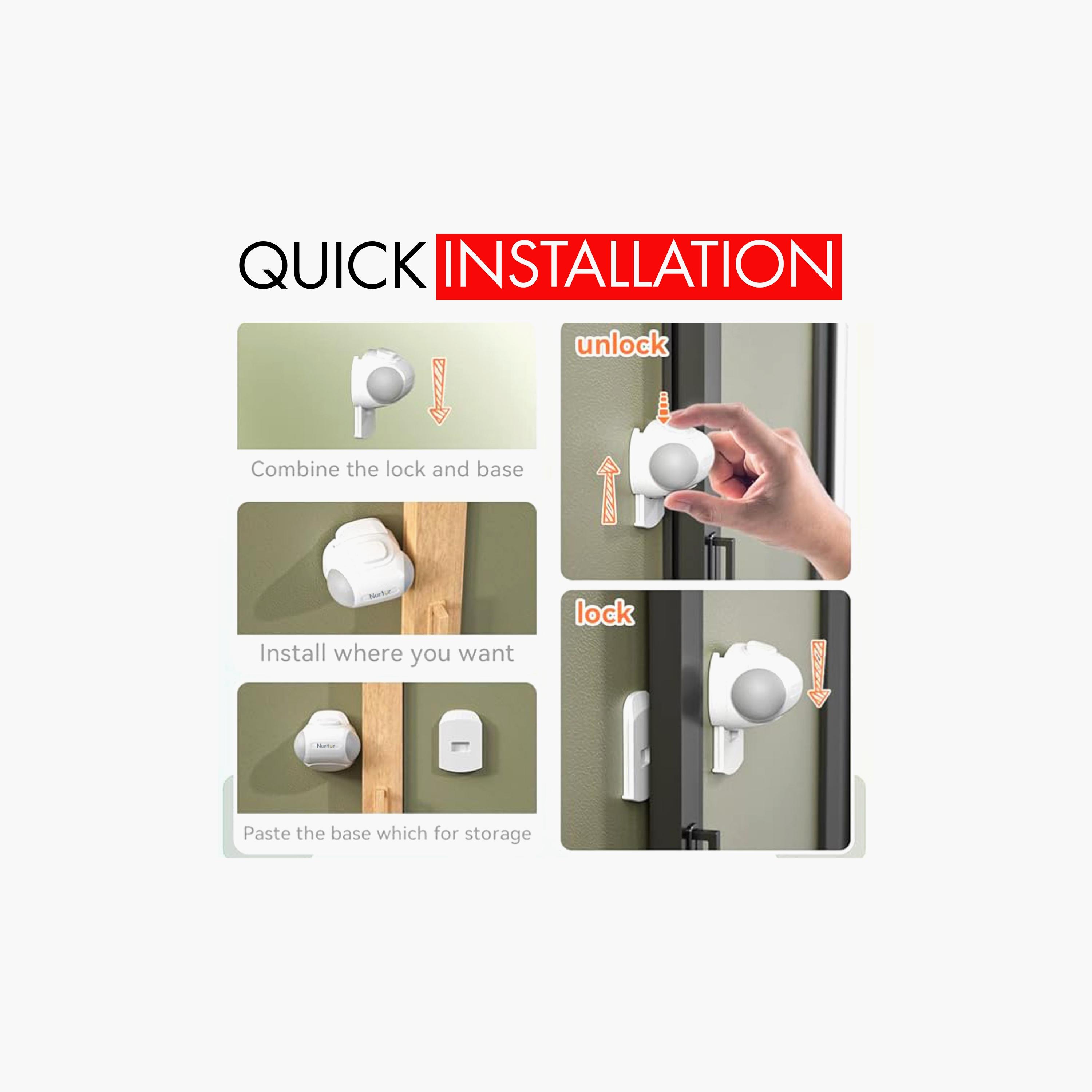 Nurtur Child Safety Door & Window Lock-baby-healthandsafety-babyproofing-image-3