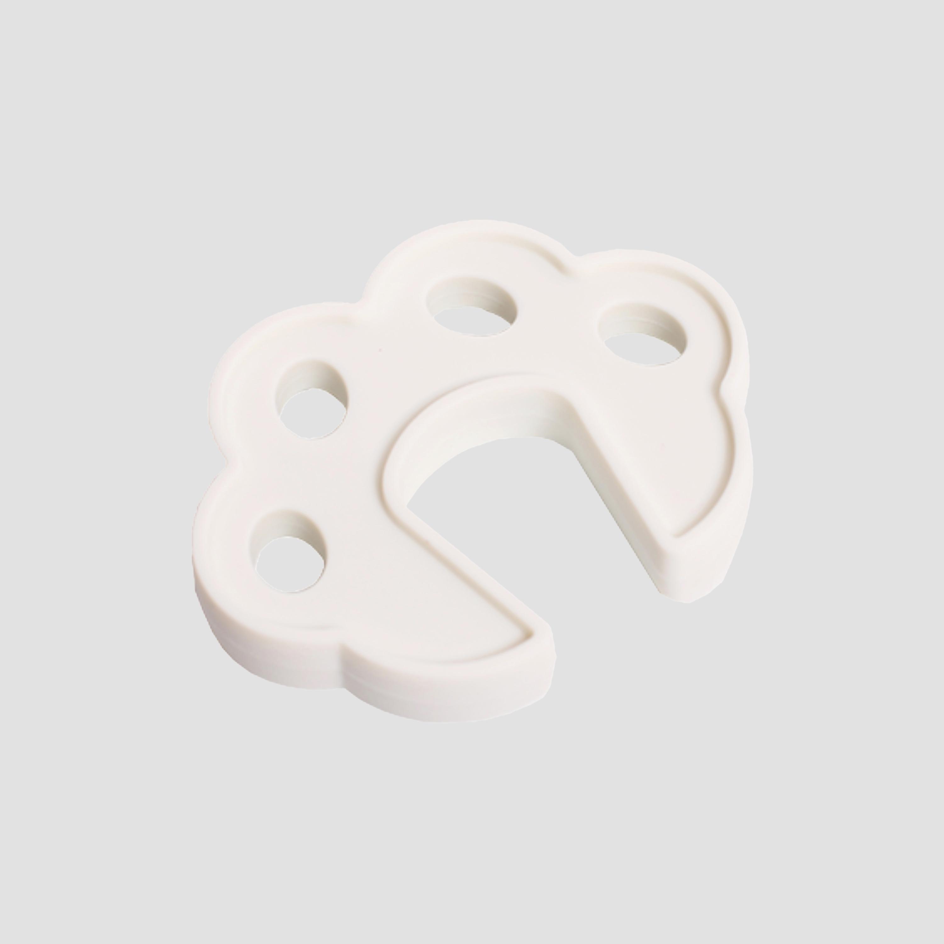 Nurtur Soft Foam Door Guard with Finger Pinch Protector - White-baby-healthandsafety-babyproofing-image-1