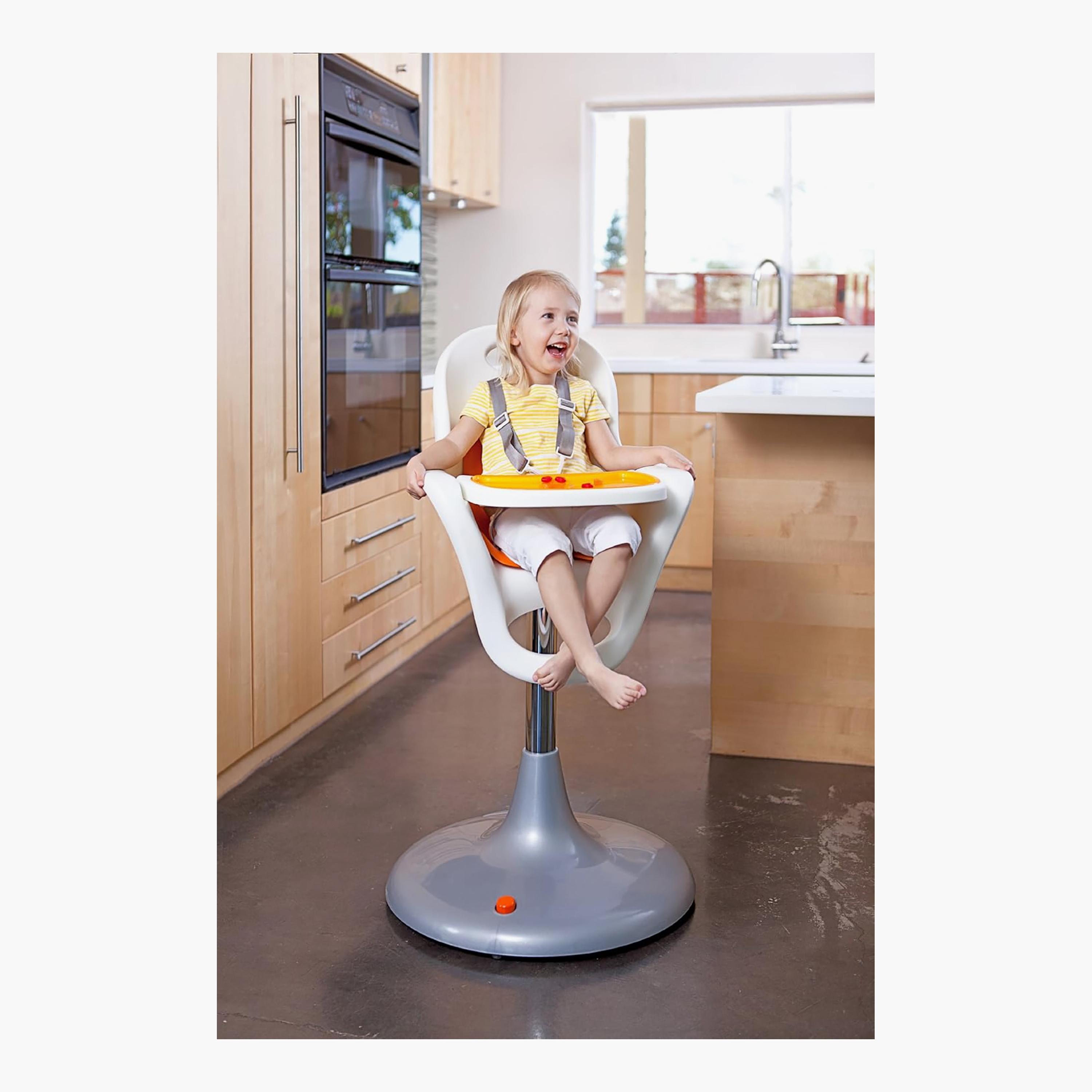 وسادة مقعد كرسي مرتفع فلير مع بطانة صينية - برتقالي من بوون-baby-nursery-furniture-rockingchairs-image-4