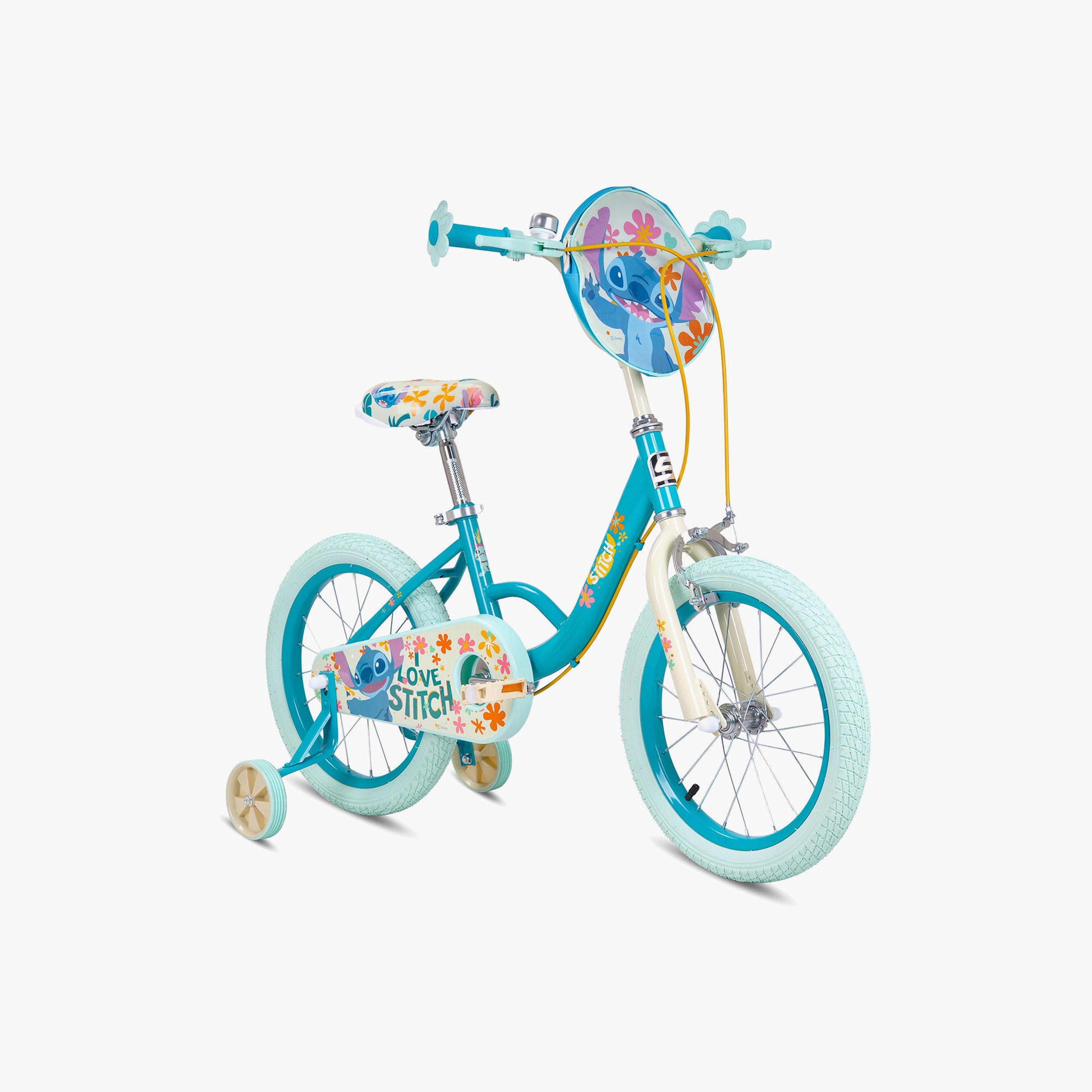 Spartan Disney Stitch Bicycle - 16 Inch-toys-outdoor-bikesandrideons-bikes-image-1
