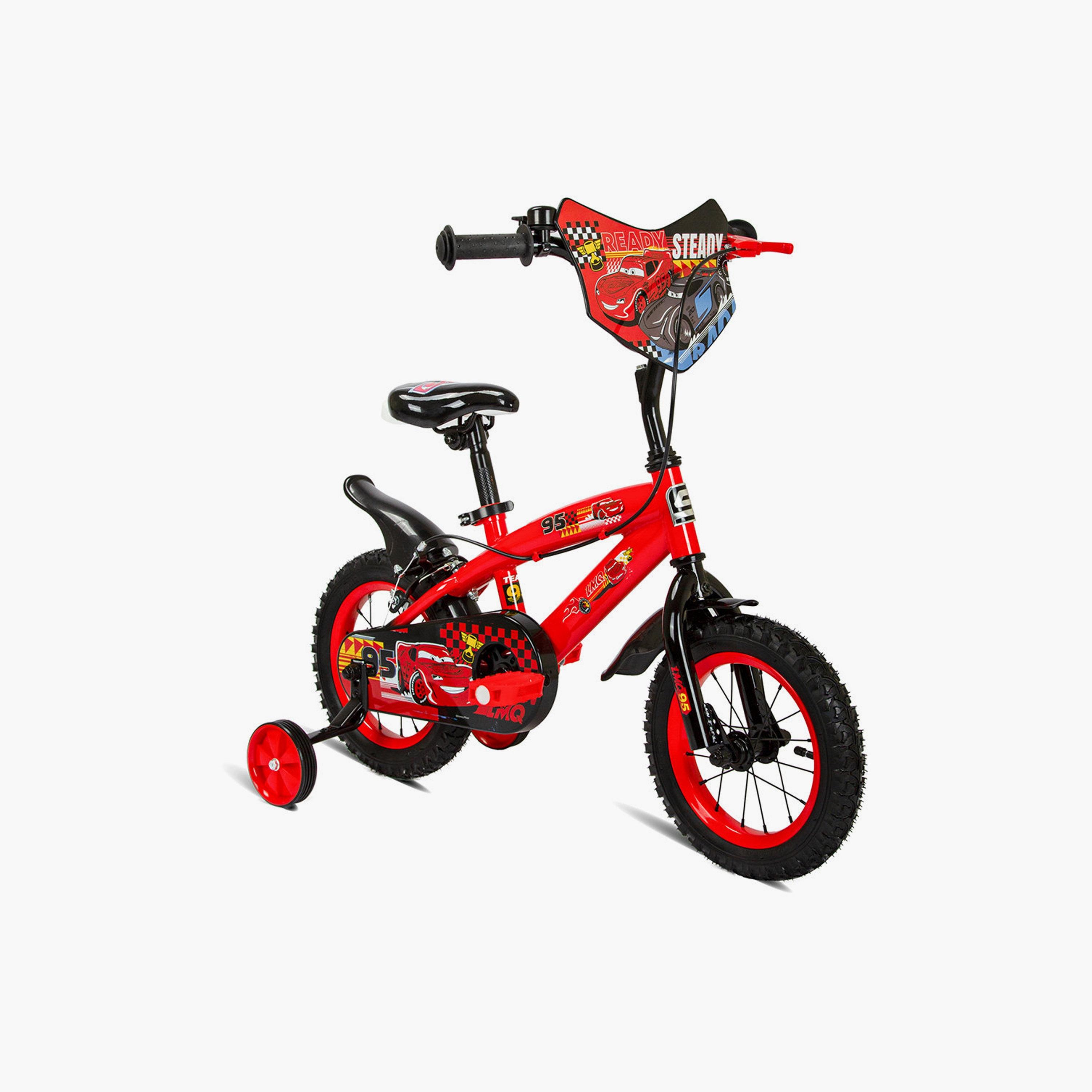 Spartan Disney Cars Bicycle - 12 Inch-toys-outdoor-bikesandrideons-bikes-image-1