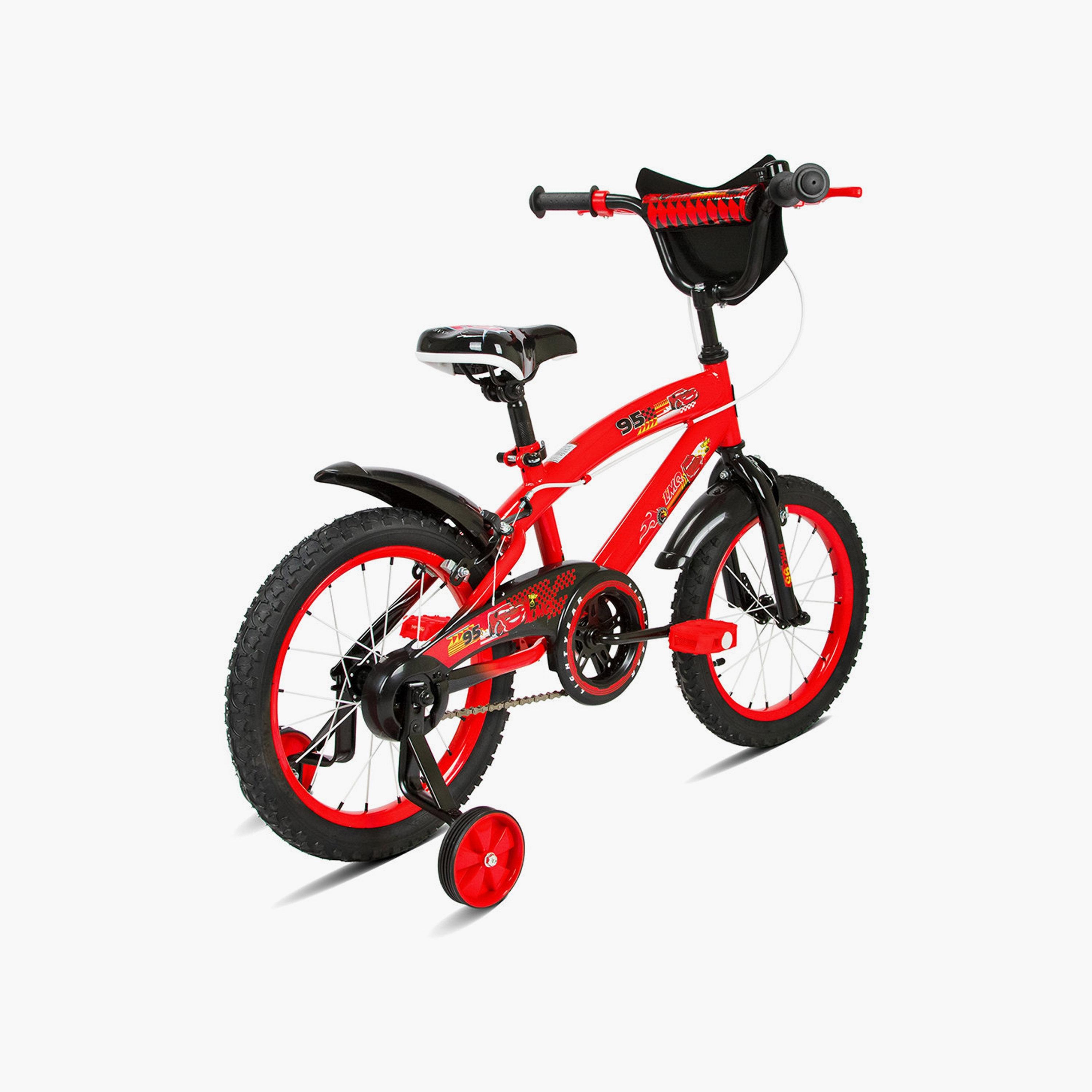 Spartan Disney Cars Bicycle - 16 Inch-toys-outdoor-bikesandrideons-bikes-image-3