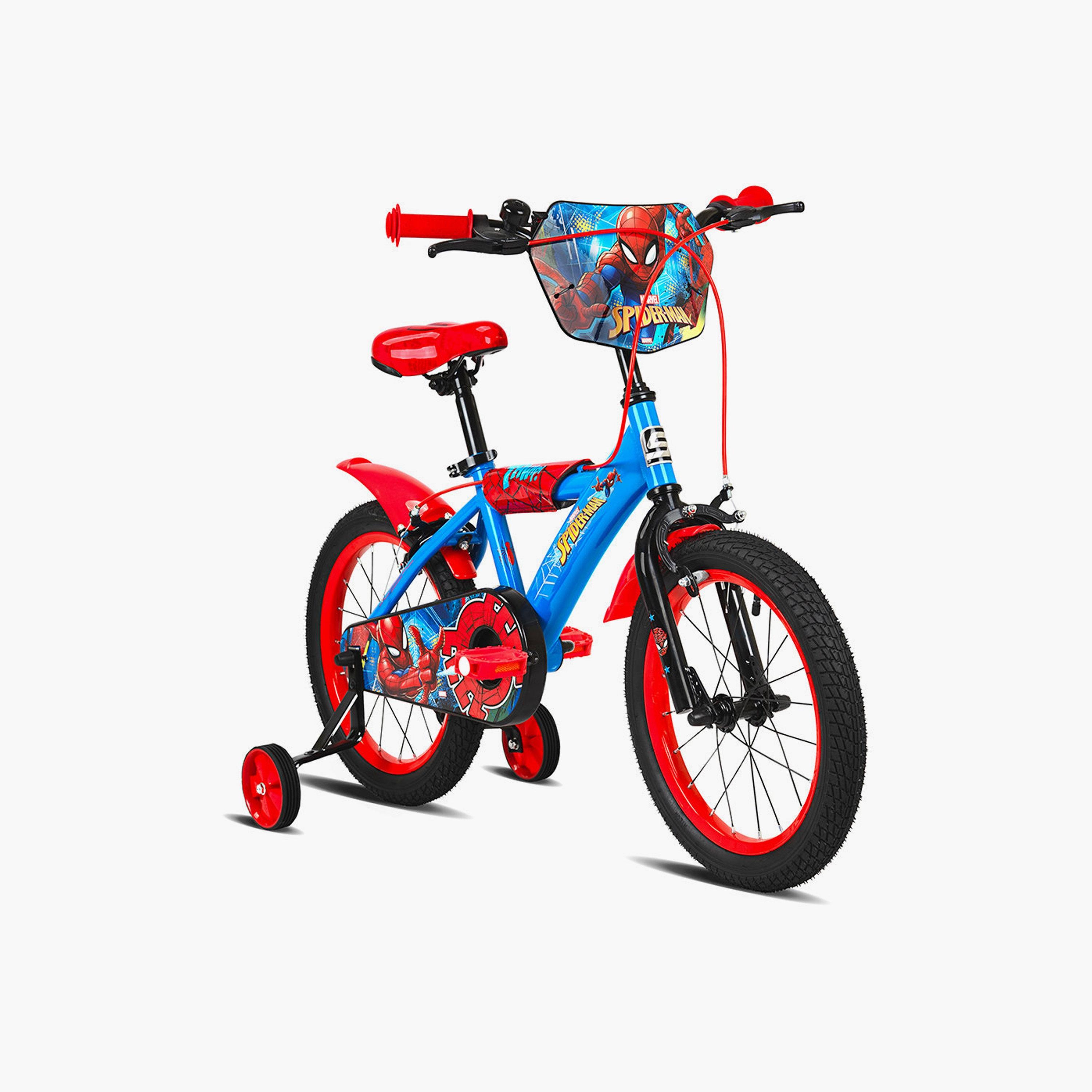 Spartan Amazing Spiderman Bicycle - 16 Inch-toys-outdoor-bikesandrideons-bikes-image-1