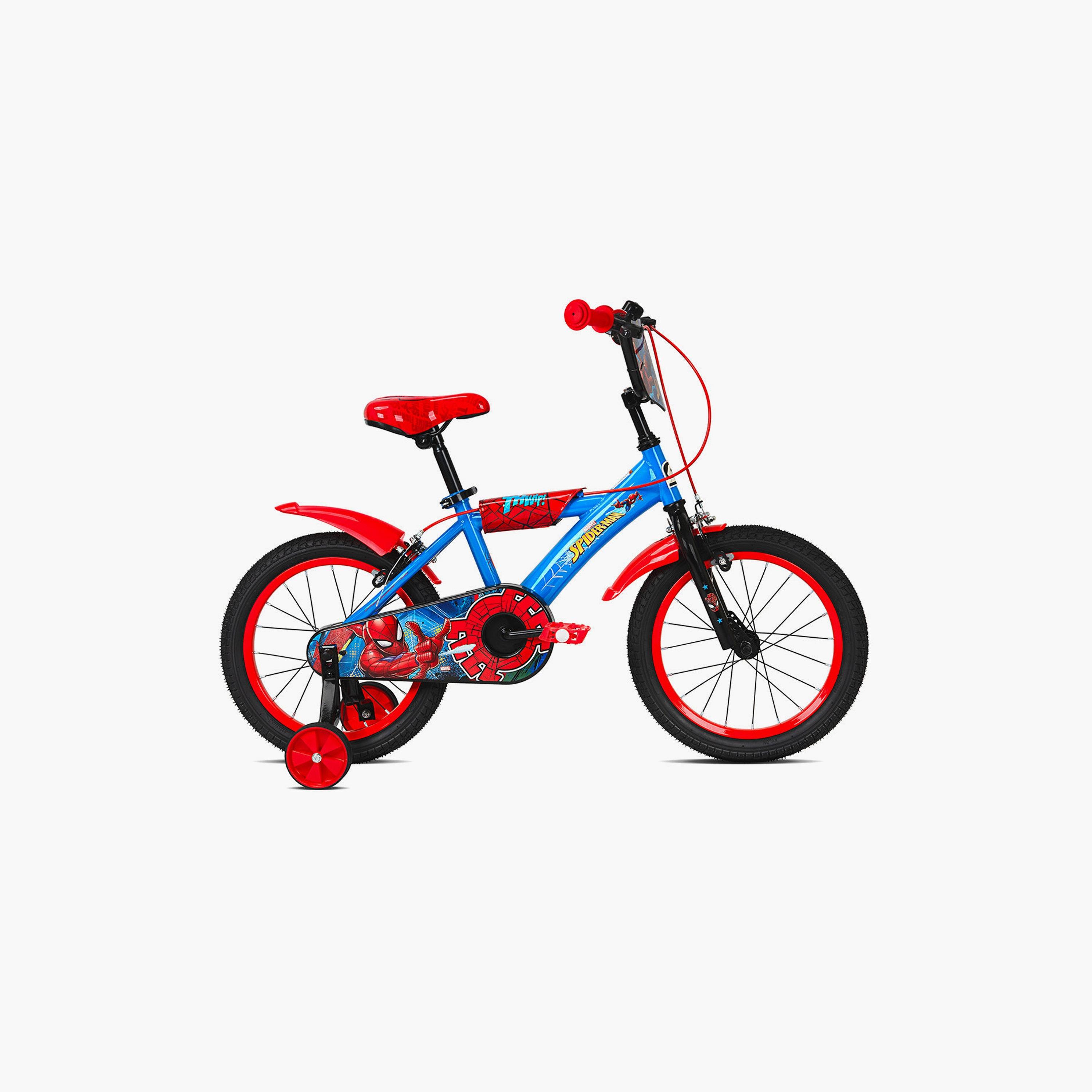 Spartan Amazing Spiderman Bicycle - 16 Inch-toys-outdoor-bikesandrideons-bikes-image-2