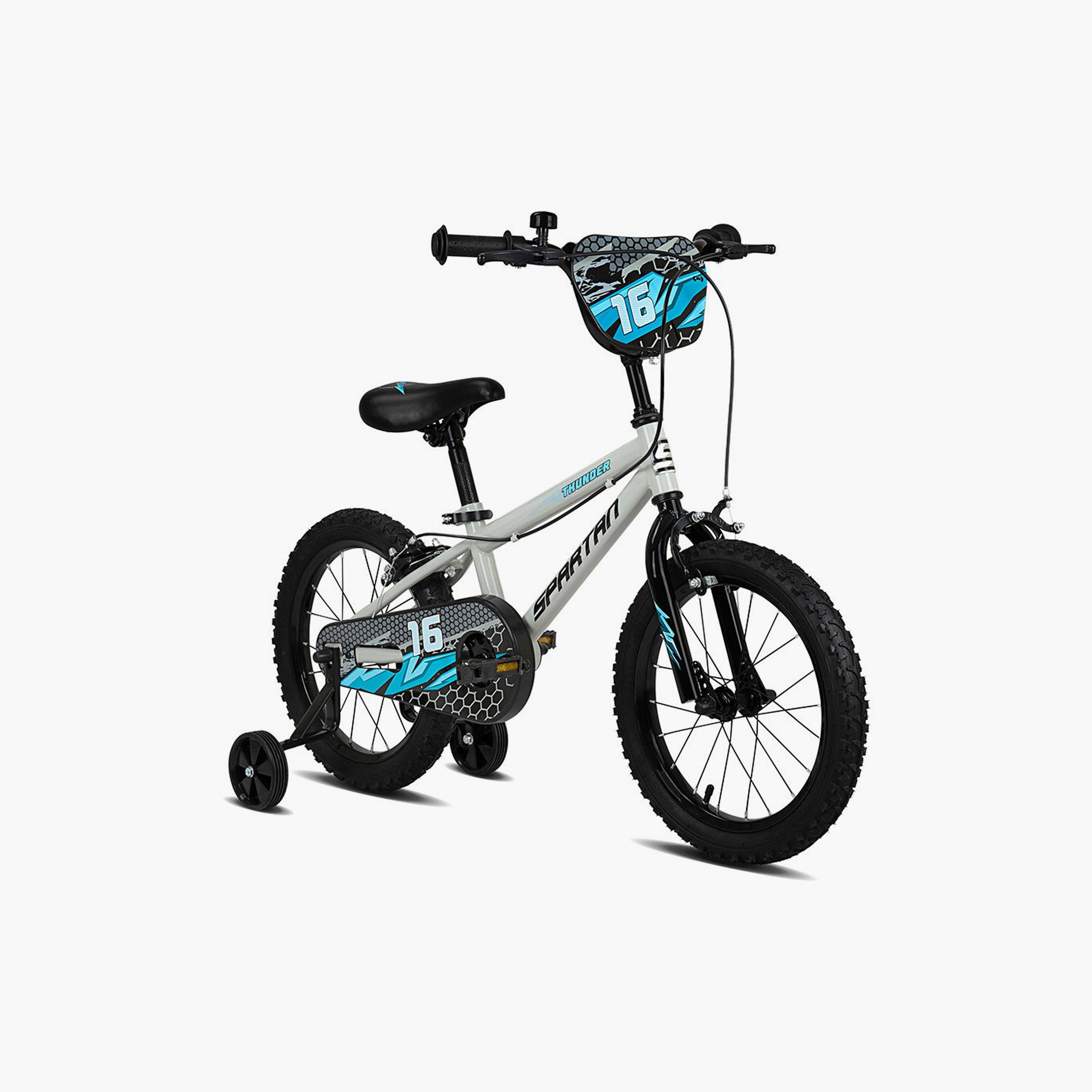 Spartan Thunder Bicycle - Gray Gloss - 16 Inch-toys-outdoor-bikesandrideons-bikes-image-1