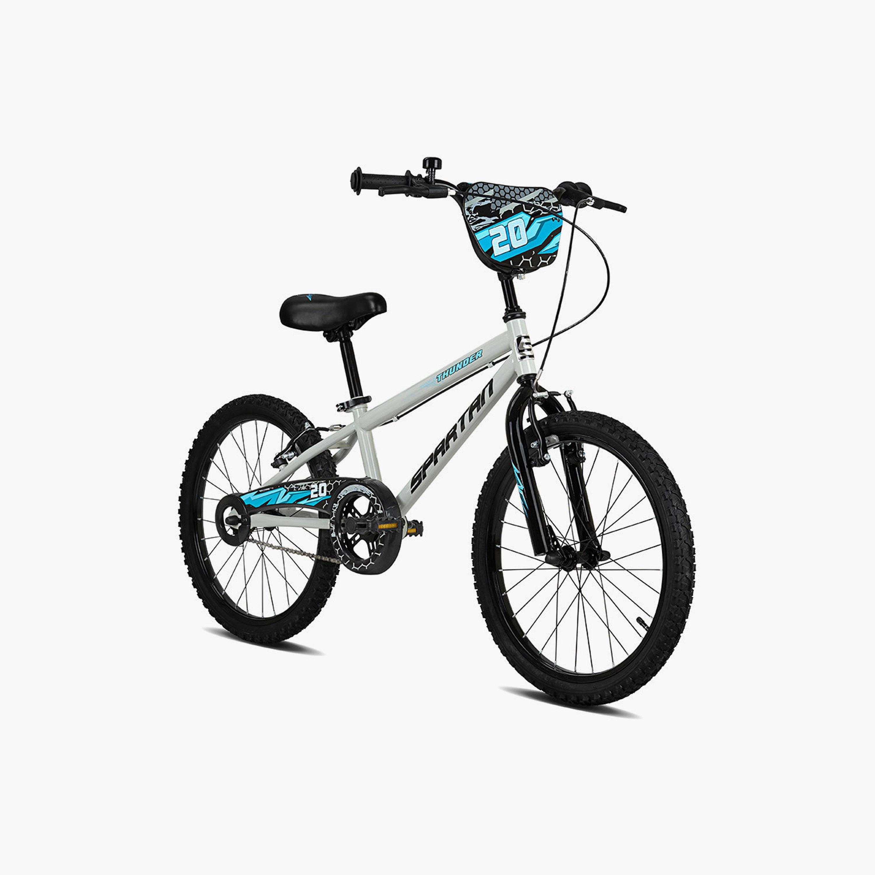 دراجة سبارتان ثاندر - رمادي لامع - 20 بوصة-toys-outdoor-bikesandrideons-bikes-image-1