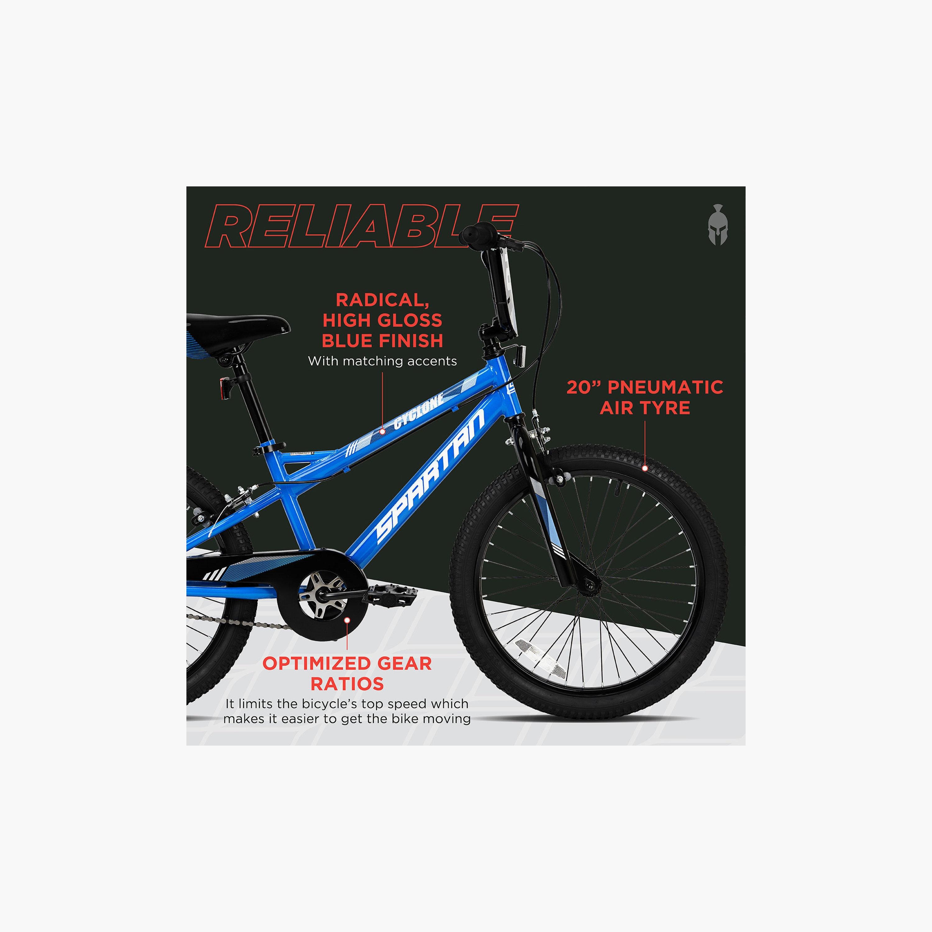 Spartan Cyclone Bicycle - 20 Inch-toys-outdoor-bikesandrideons-bikes-image-5