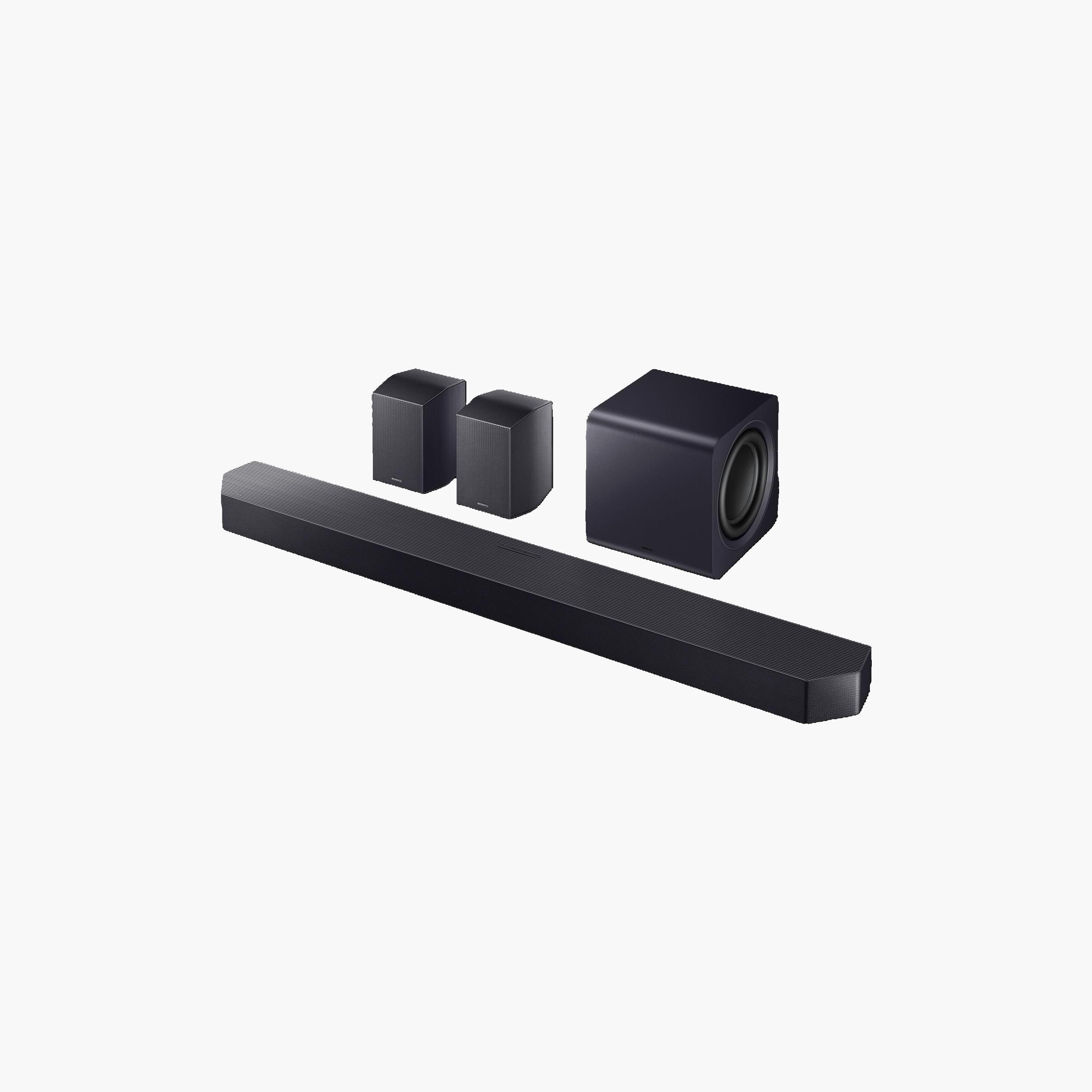 Samsung Q-series Soundbar 11.1.4 ch Subwoofer & Rear Speaker Black | HW-Q990F/ZN-electronics-speakers-image-1