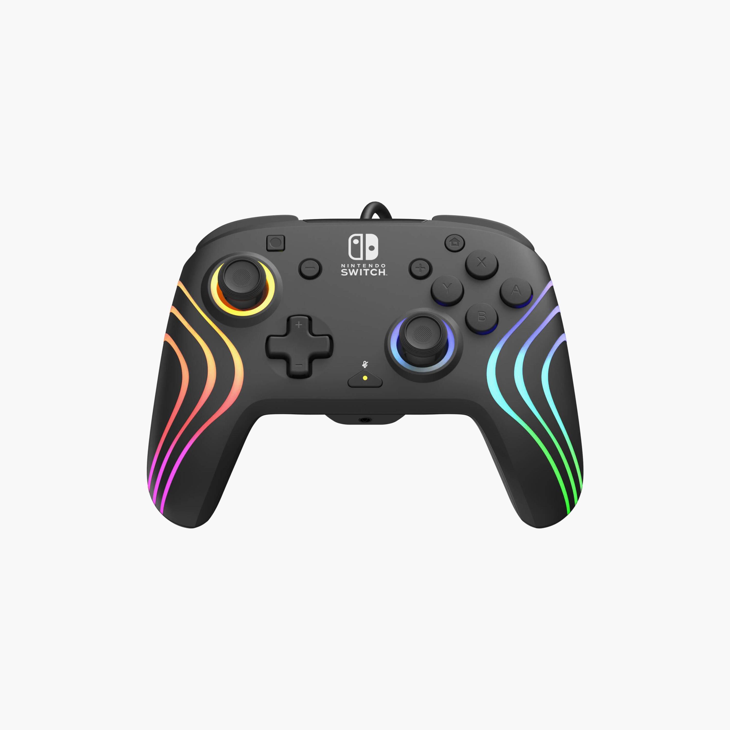 PDP Nintendo Switch Gaming Afterglow Wave Enhanced Wired Controller Black | 500-237-BK-electronics-gamesandconsoles-image-5