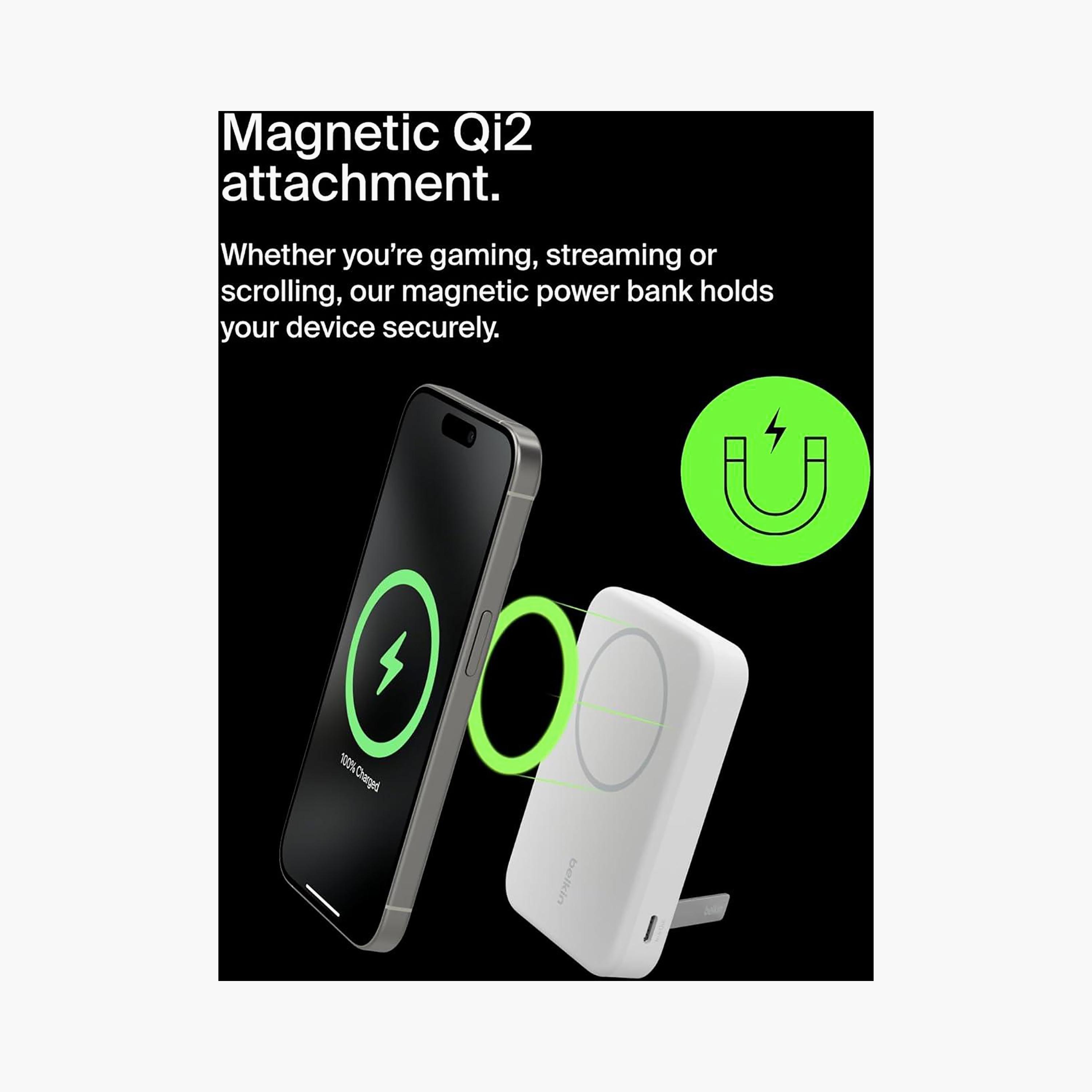 Belkin Powerbank Qi2 Wireless 8000mAh Kick Stand White | BKN-BPD007BTWH-electronics-portabledevices-image-5