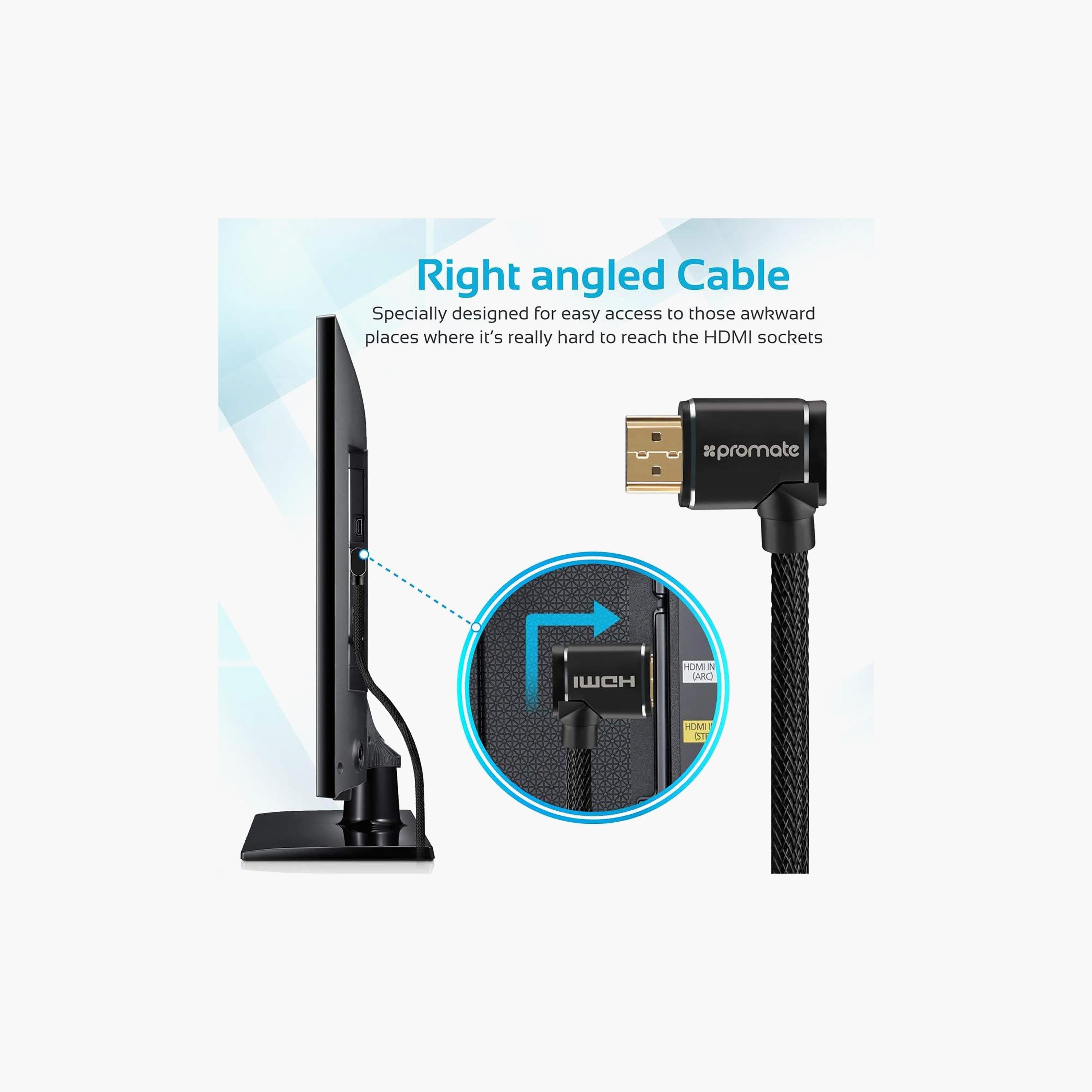 Promate Prolink4K1-300 4K Hdmi Cable 3 M Black | PROLINK4K1-300-electronics-accessories-mobileaccesories-image-3