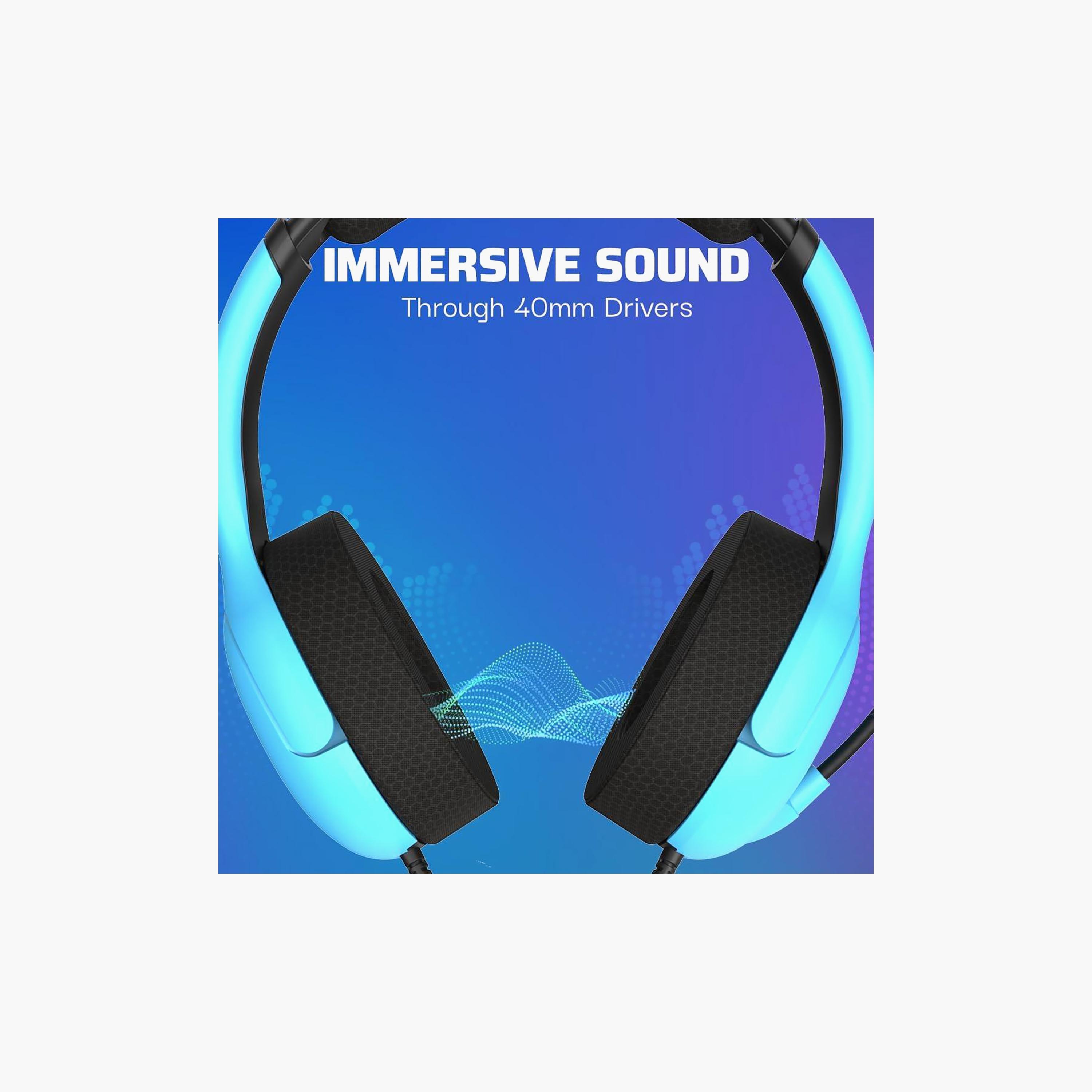 PDP PS5 AIRLITE Wired Headset Neptune Blue | 052-011-BL-electronics-headphonesandearphones-image-2