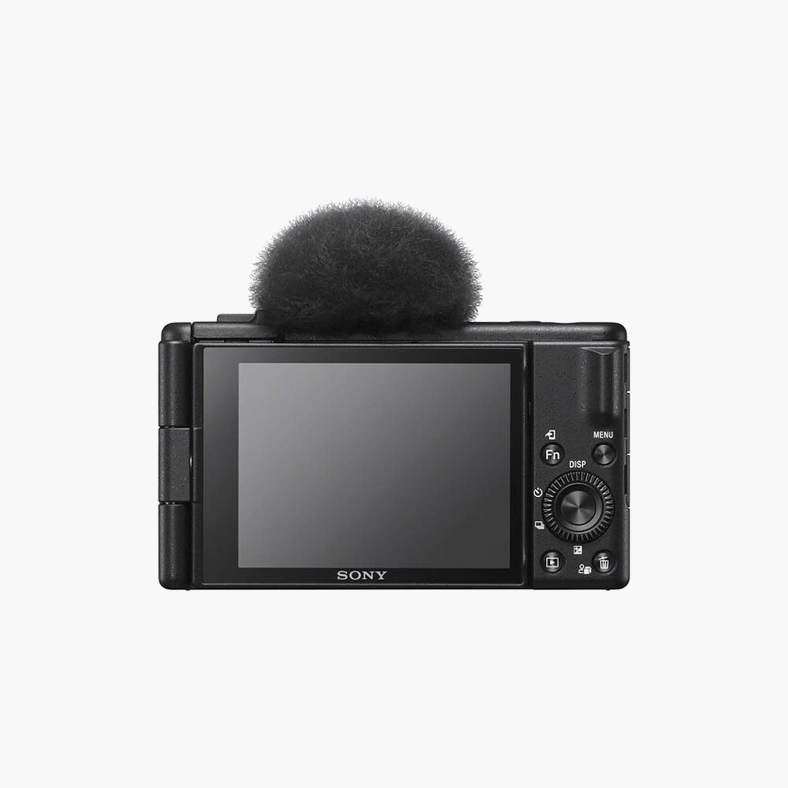 سوني كاميرا مدونات مرئية بدون مرآة، جسم الكاميرا، أسود | DSCZV1F+GPVPT3-electronics-camera-image-2