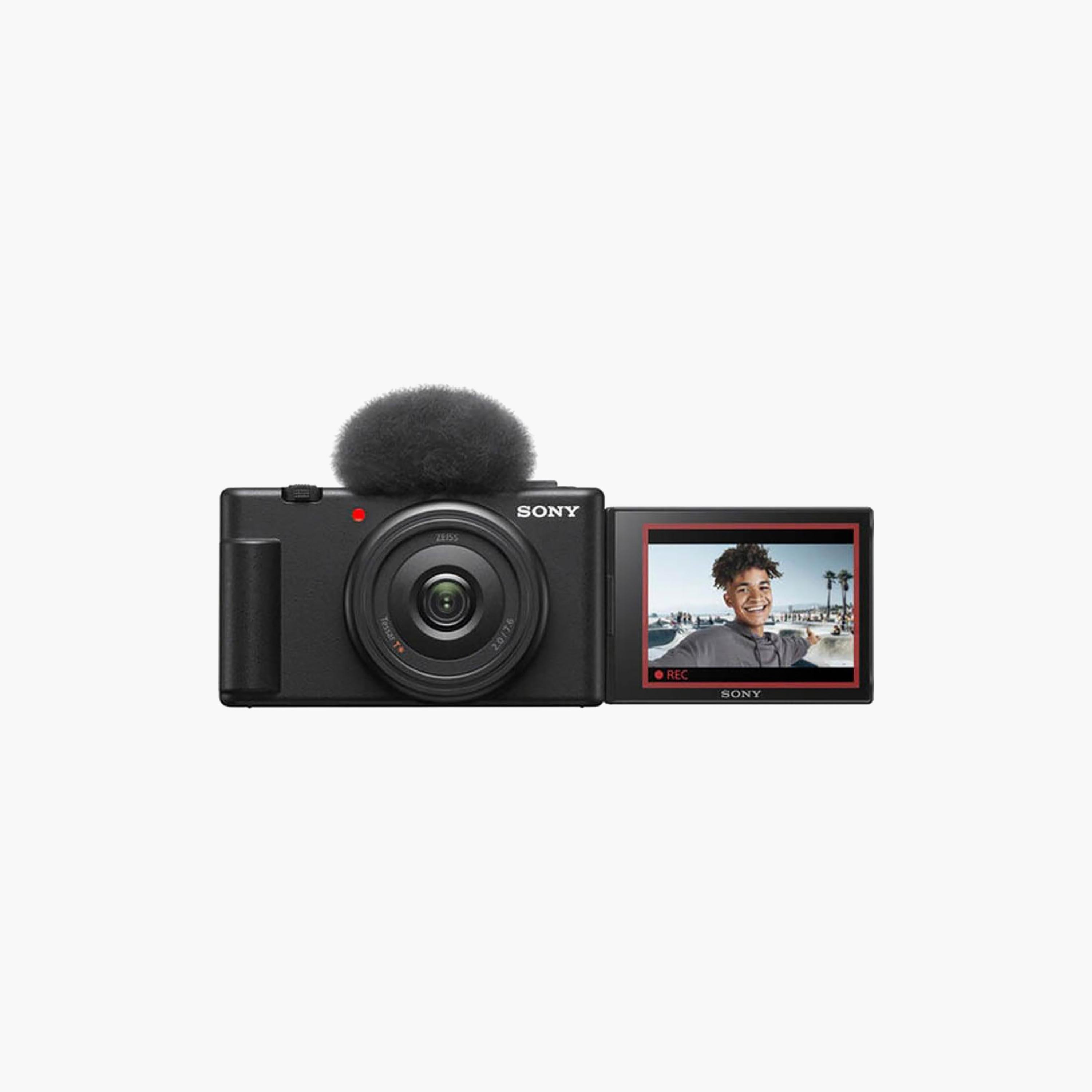 سوني كاميرا مدونات مرئية بدون مرآة، جسم الكاميرا، أسود | DSCZV1F+GPVPT3-electronics-camera-image-3