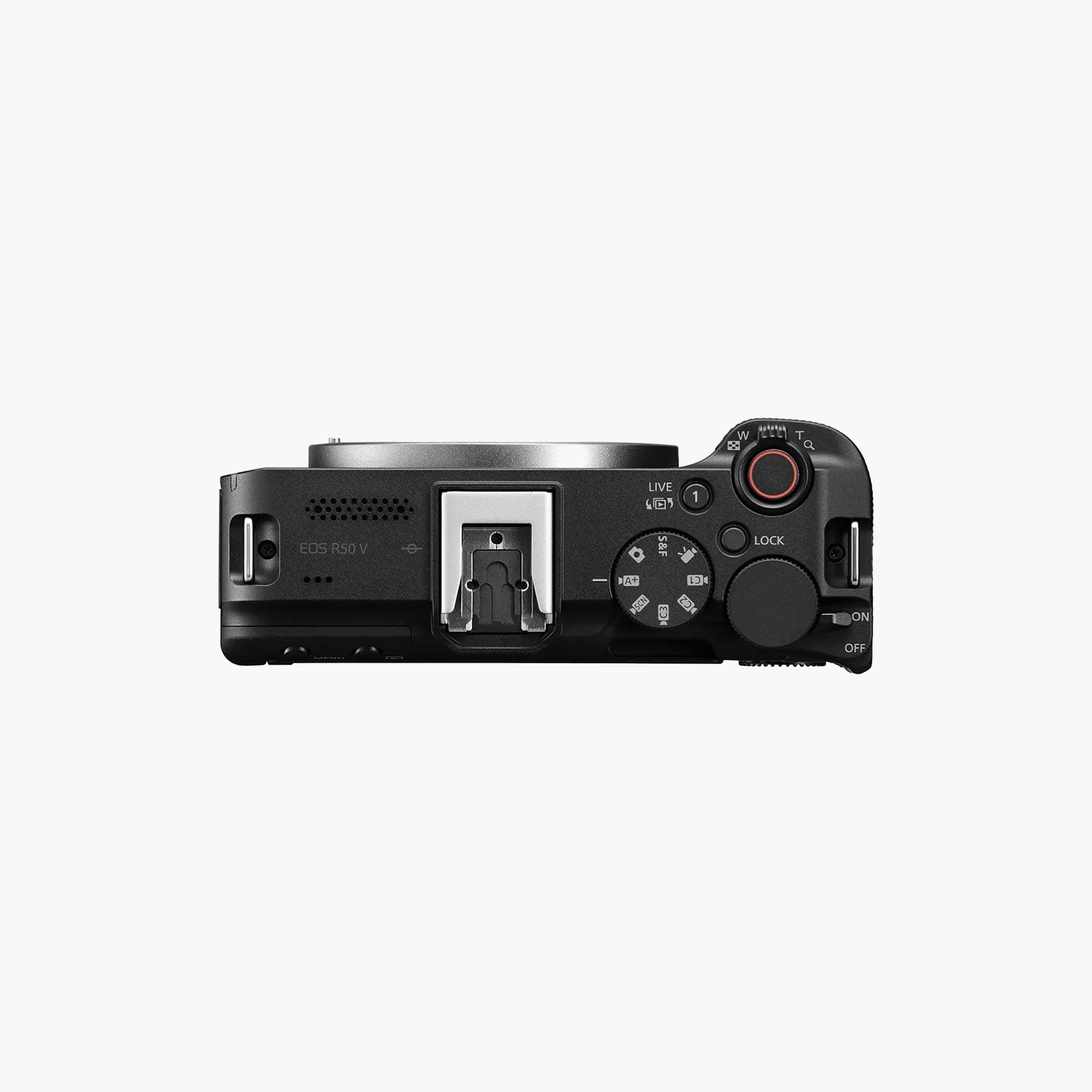 Canon Mirrorless Camera Black + Content Creator Kit | EOS R50 V BODY + RF-S14-30MM PZ-electronics-camera-image-5