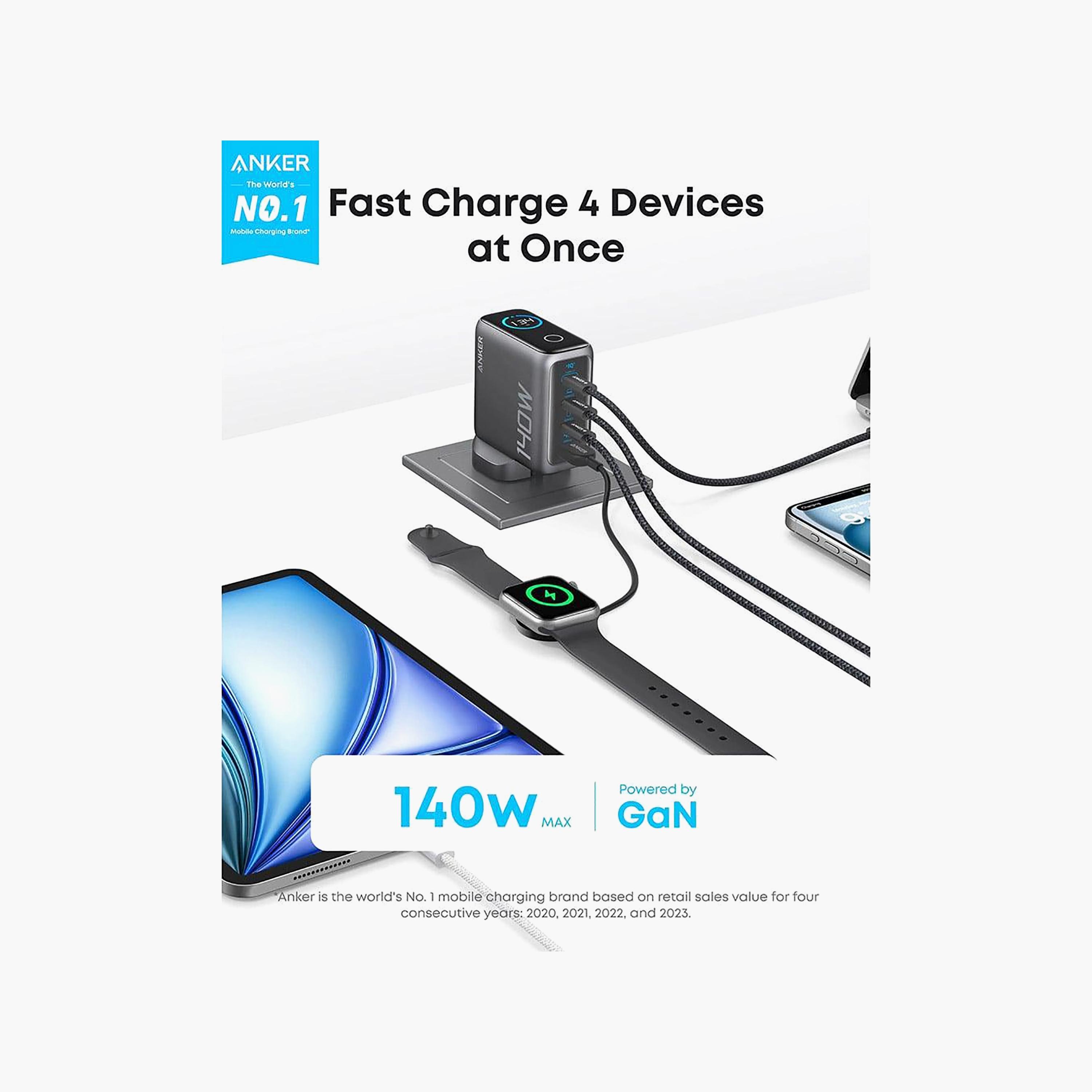 أنكر شاحن جان (GaN) سريع PD بقوة 140 واط، رمادي داكن | B2697KZ1-PROMO_EMAX_AE_ENBD_131026-image-2