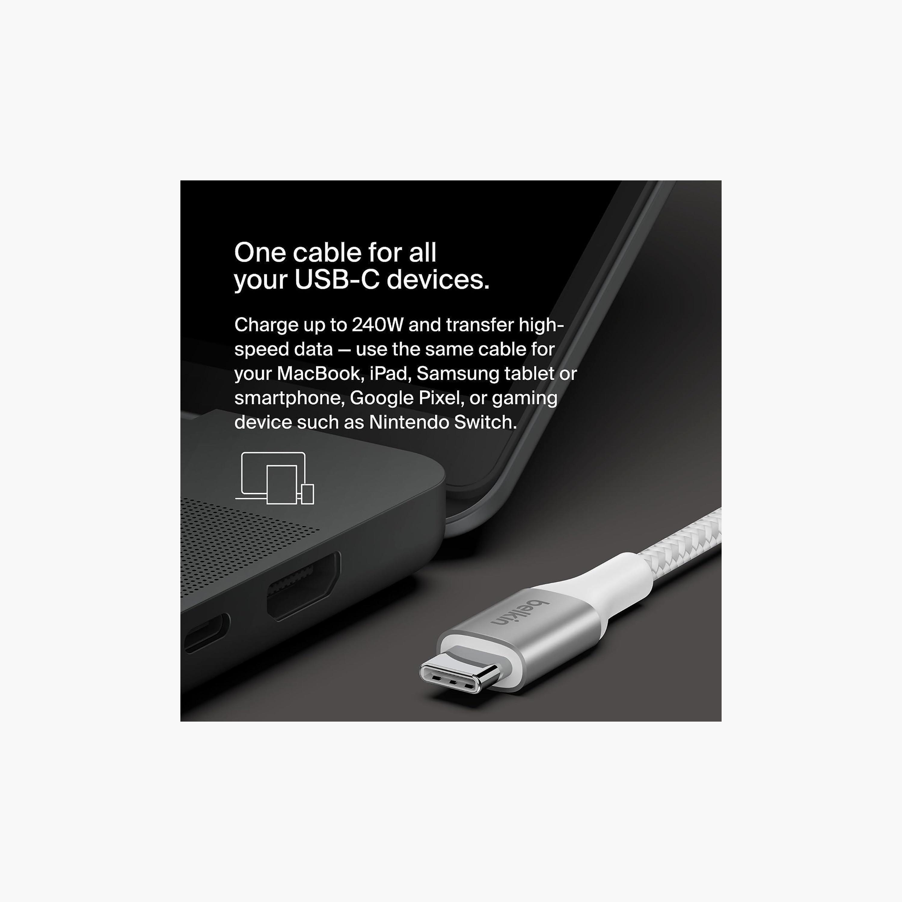 بيلكين بوست شارج كابل شحن USB-C إلى USB-C، طول 2 متر-electronics-accessories-mobileaccesories-image-4