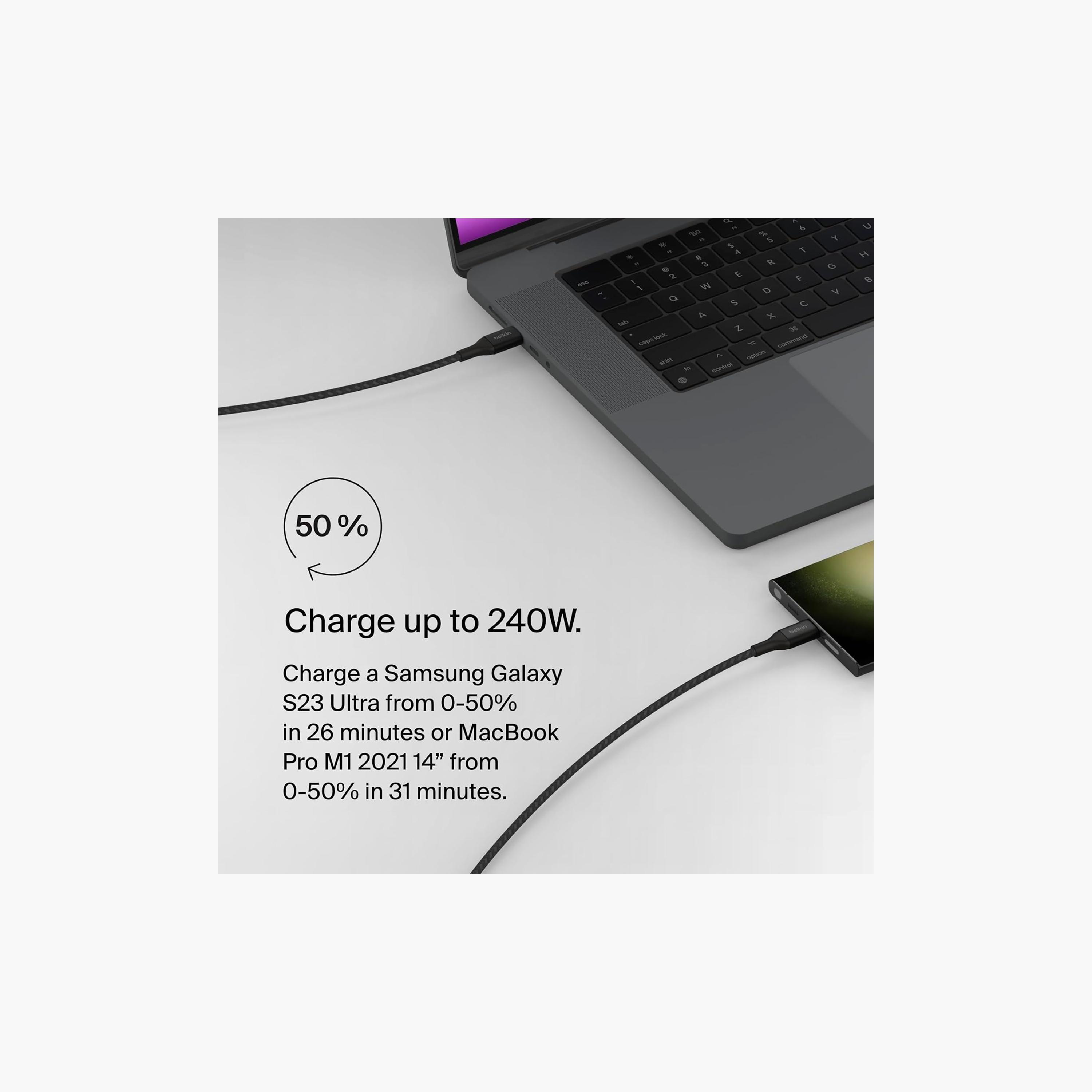 بيلكين بوست شارج كابل شحن USB-C إلى USB-C، طول 2 متر-electronics-accessories-mobileaccesories-image-8
