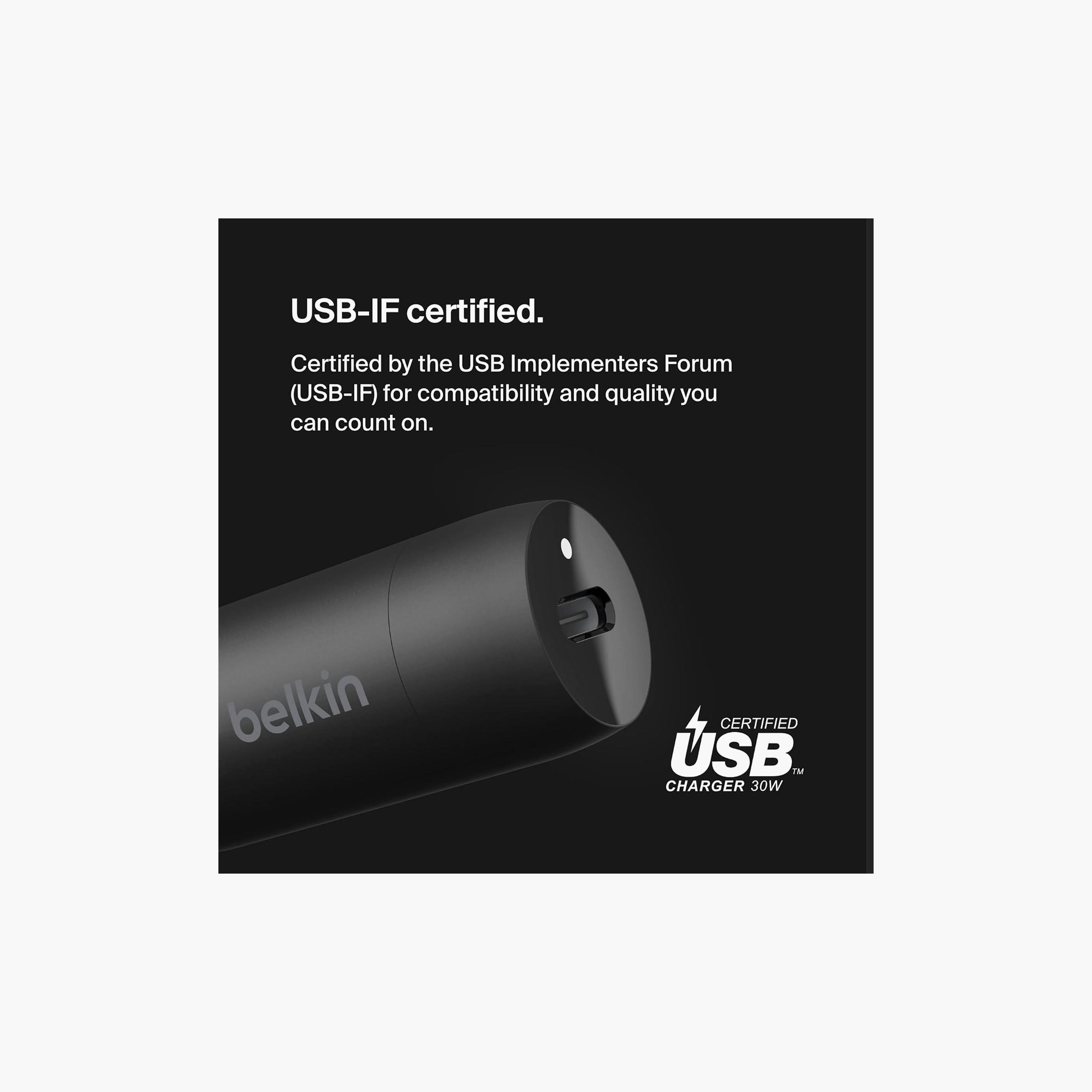 بيلكين بوست شارج شاحن سيارة سريع 30 واط، أسود (منفرد) | BKN-CCA004BTBK-electronics-accessories-mobileaccesories-image-3