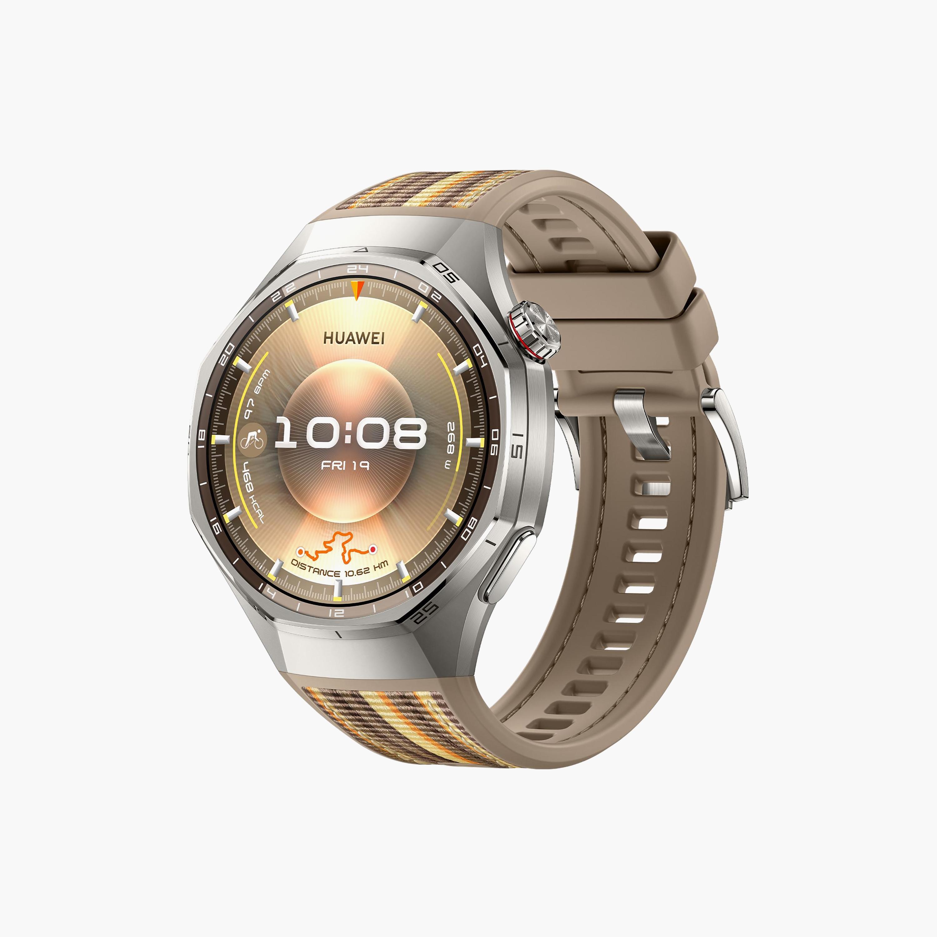 Huawei GT6 Pro Atum Brown Woven Strap 46mm | HUAWEI WATCH GT6 PRO-electronics-smartwatches-image-1