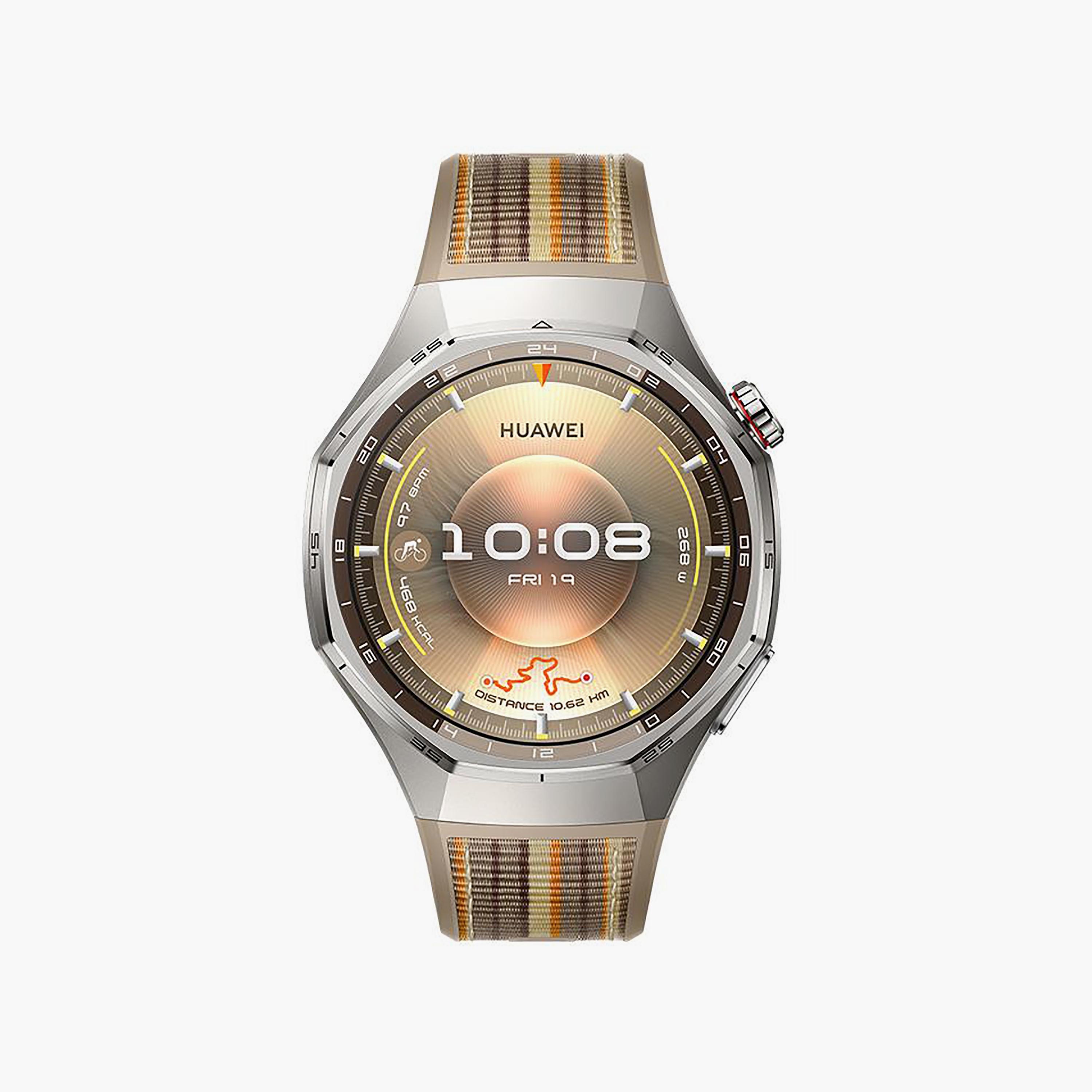 هواوي جي تي 6 برو سوار أتوم بني منسوج 46 مم | HUAWEI WATCH GT6 PRO-men-watchesandjewellery-watches-image-2