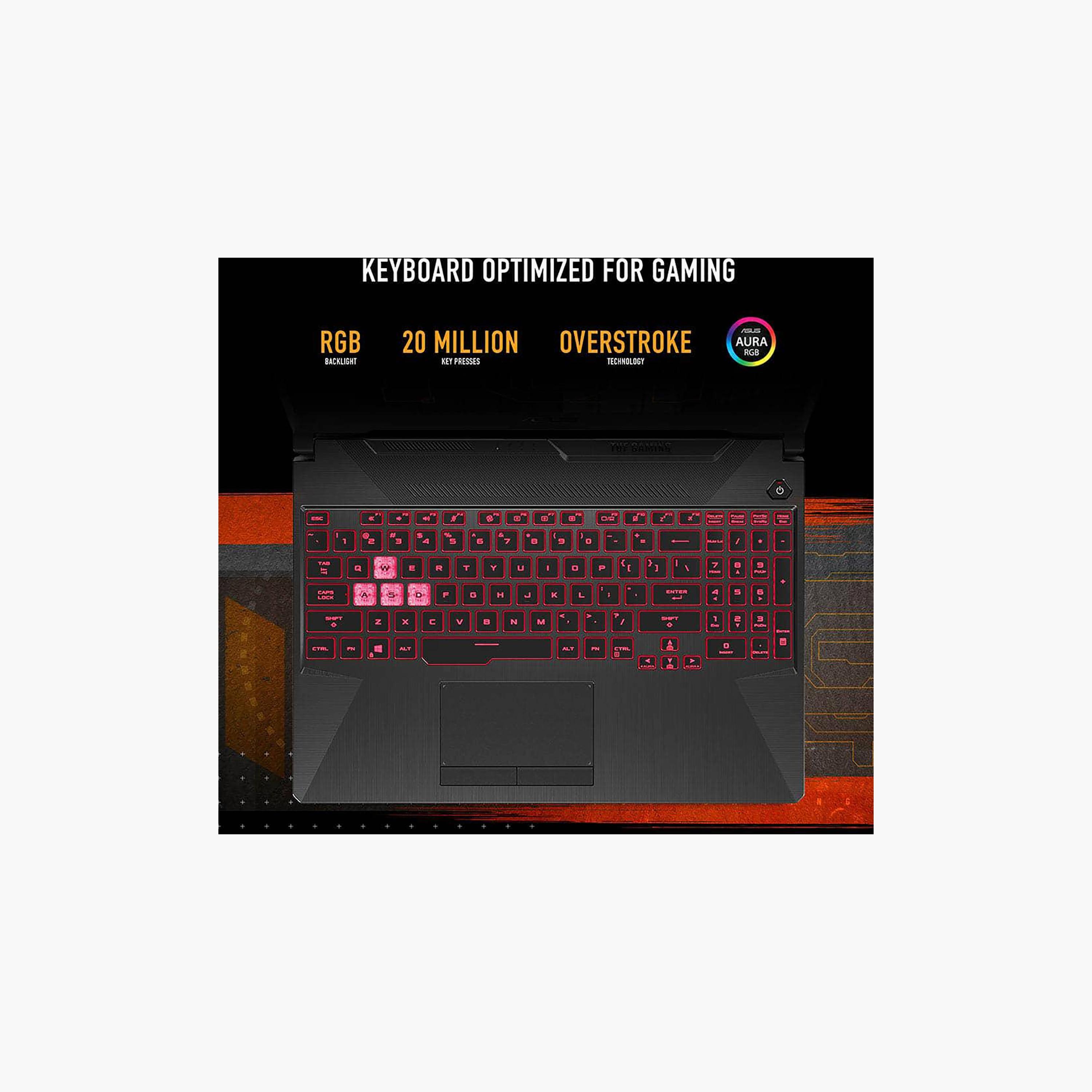 أسوس توف للألعاب إيه 15 Ryzen 7-7445HS 16 جيجا 512 جيجا SSD، بطاقة RTX 3050 4GB 15.6"، Win 11، أسود-electronics-laptops-image-5