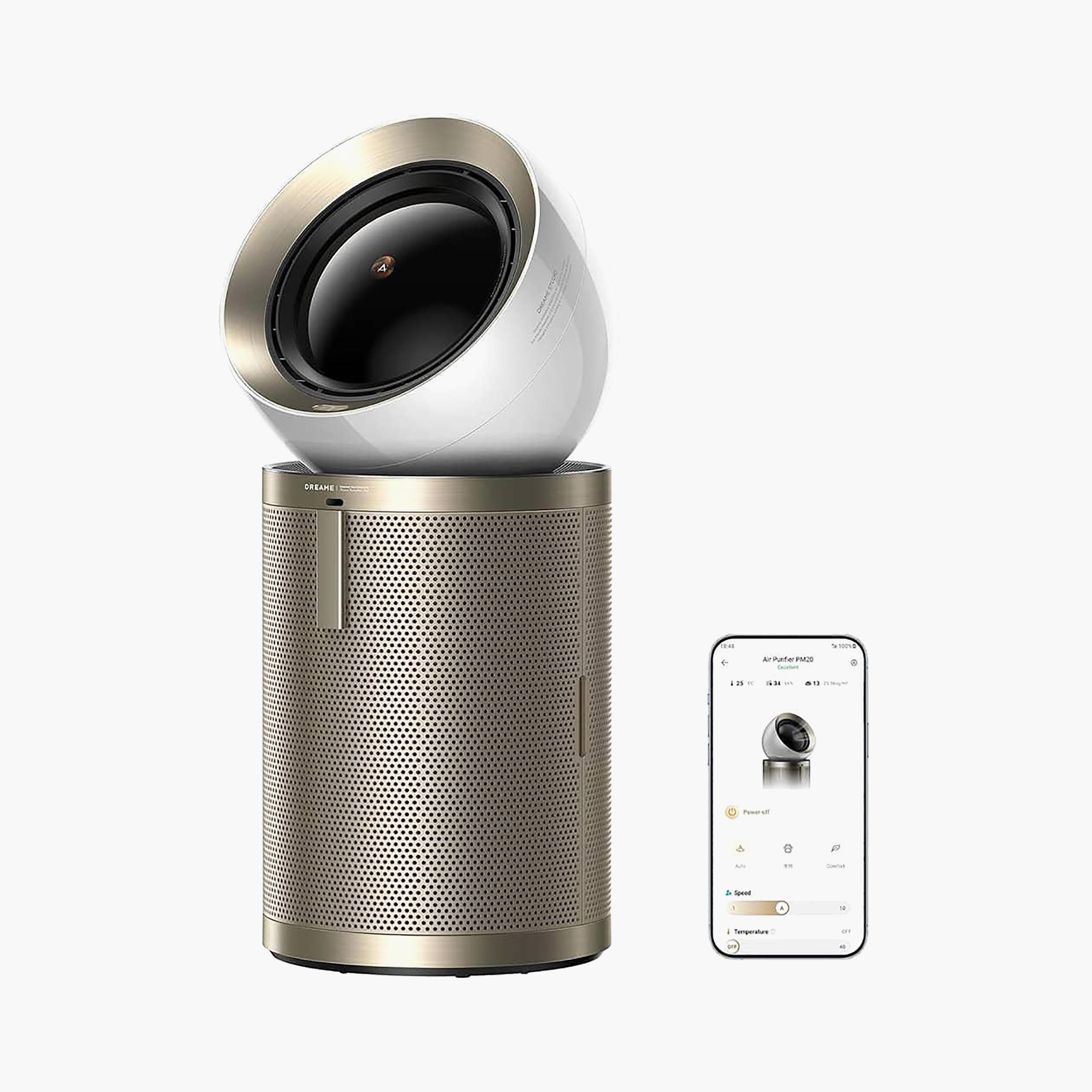 DREAME AirPursu PM20 Air Purifier Gold Colored | CVF14A-household-appliances-homeappliances-airpurifiers-image-1