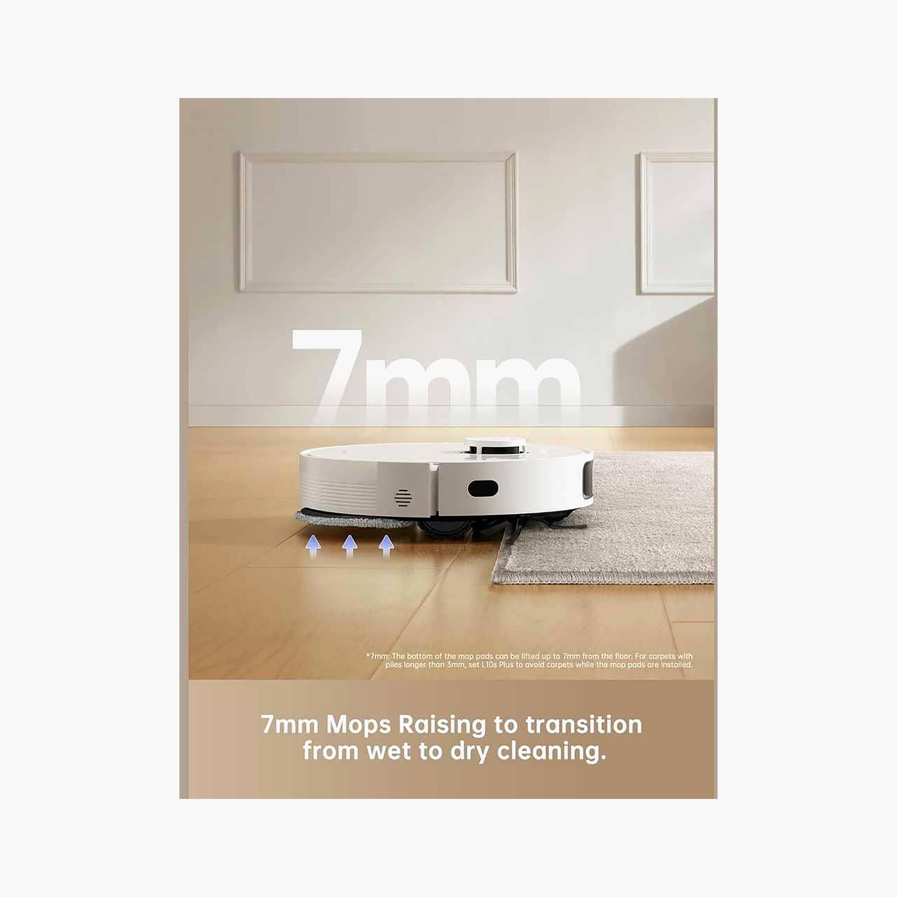 دريمي مكنسة روبوت بيضاء إل 10 إس بلس، أبيض | RLL42SD-household-appliances-homeappliances-vacuumcleaners-image-5