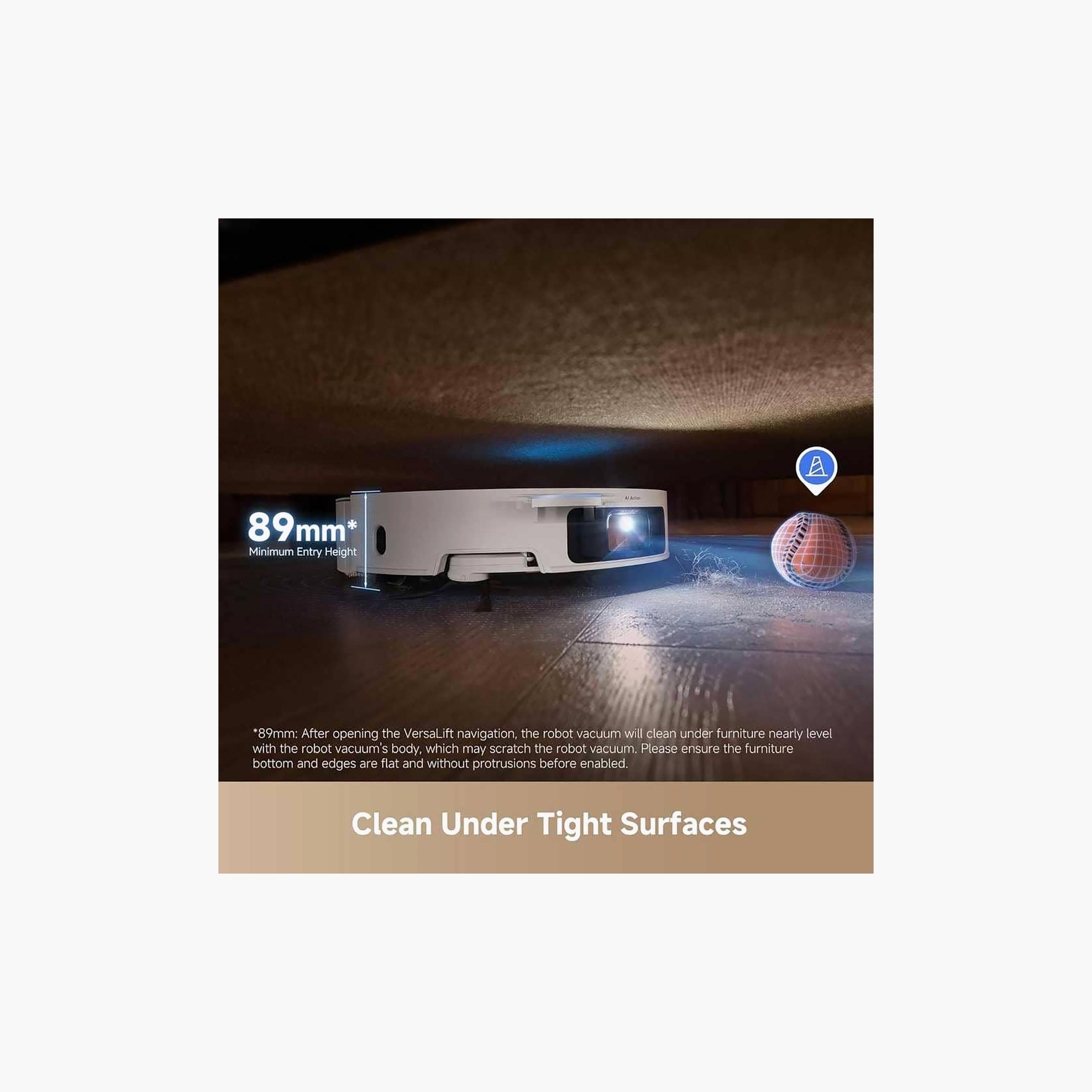دريمي إكس 50 ألترا مكنسة روبوت كاملة، بيضاء | RLX85CE-4-household-appliances-homeappliances-vacuumcleaners-image-5