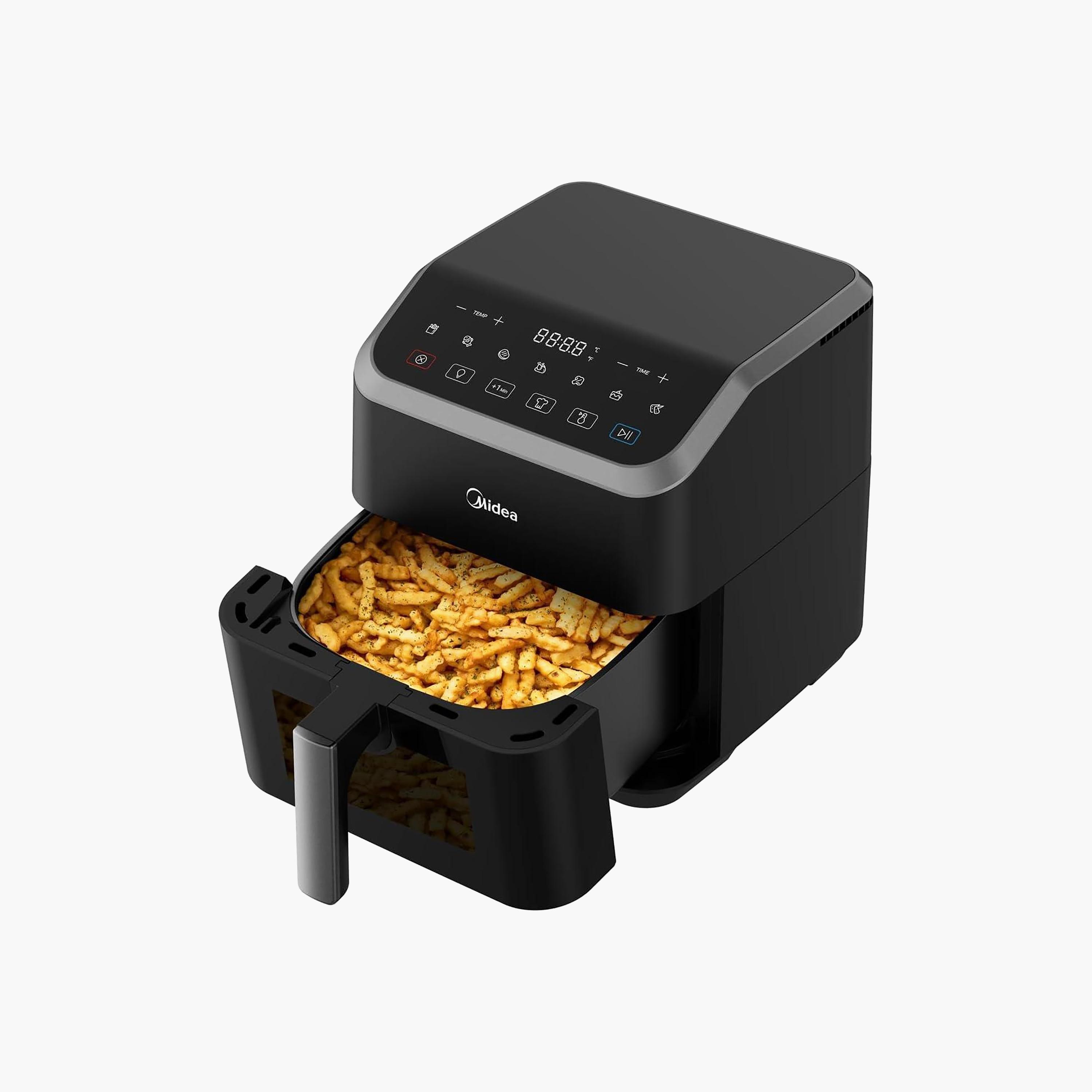 Midea 5L Digital Air Fryer, X CycloneAir Tech, Window, Multi-Cook, Timer | MAD-550F2APK-household-appliances-kitchenappliances-foodprocessors-image-2