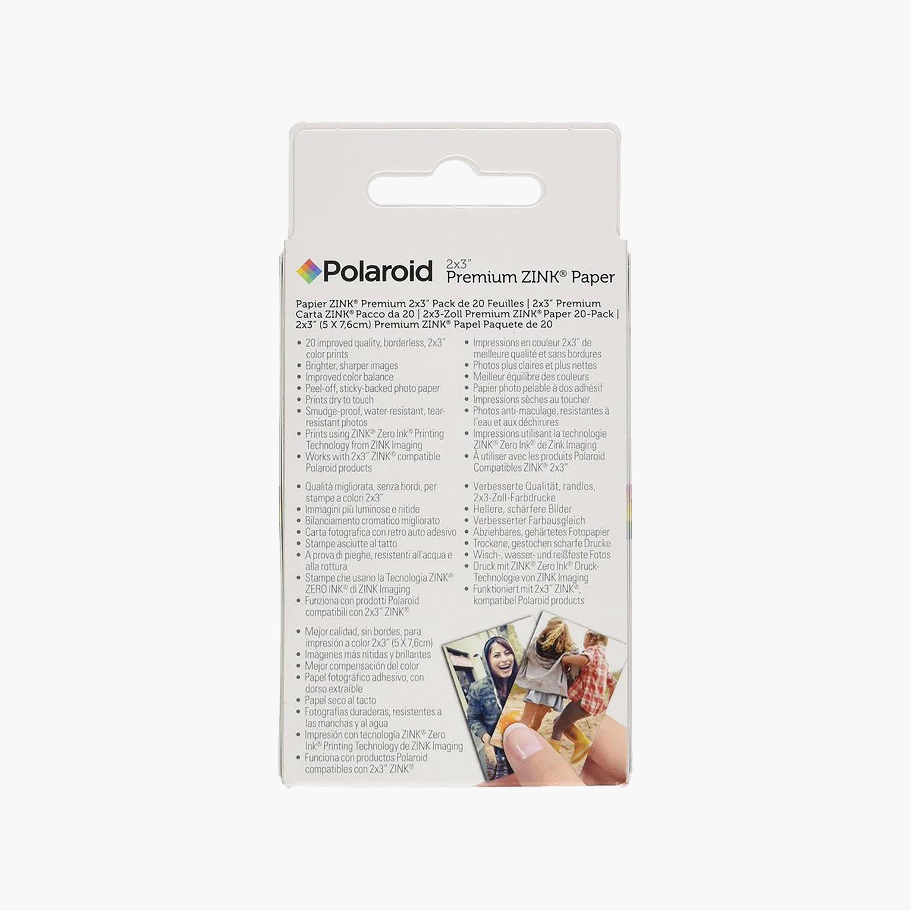 Polaroid 2x3 Zink 20pk PREMIUM | POLZ2X320-electronics-portabledevices-image-2