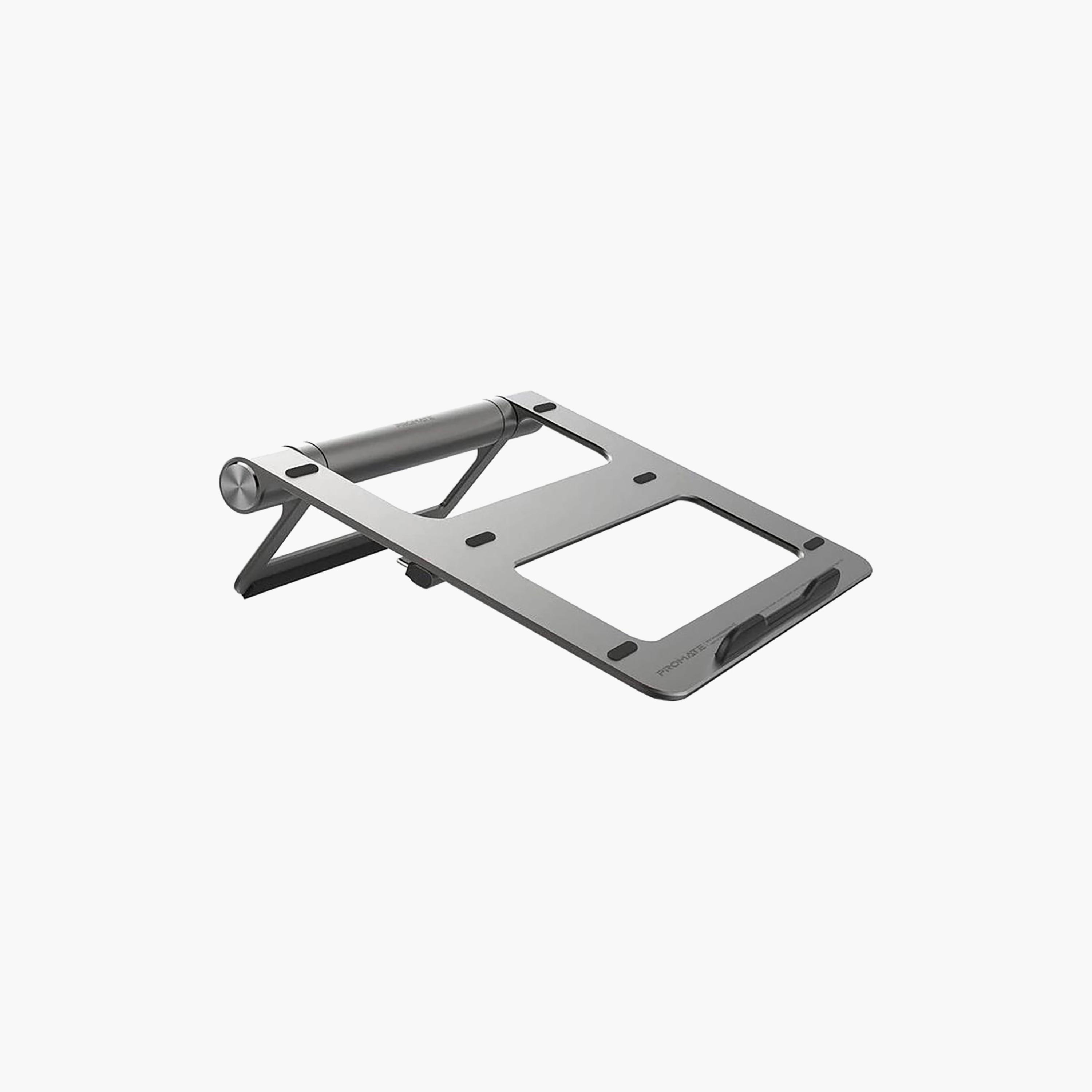Promate 9-In-1 Multiport USB-C Hub With Laptop Stand Grey | PRIMEBASE-C-electronics-accessories-computeraccesories-image-1