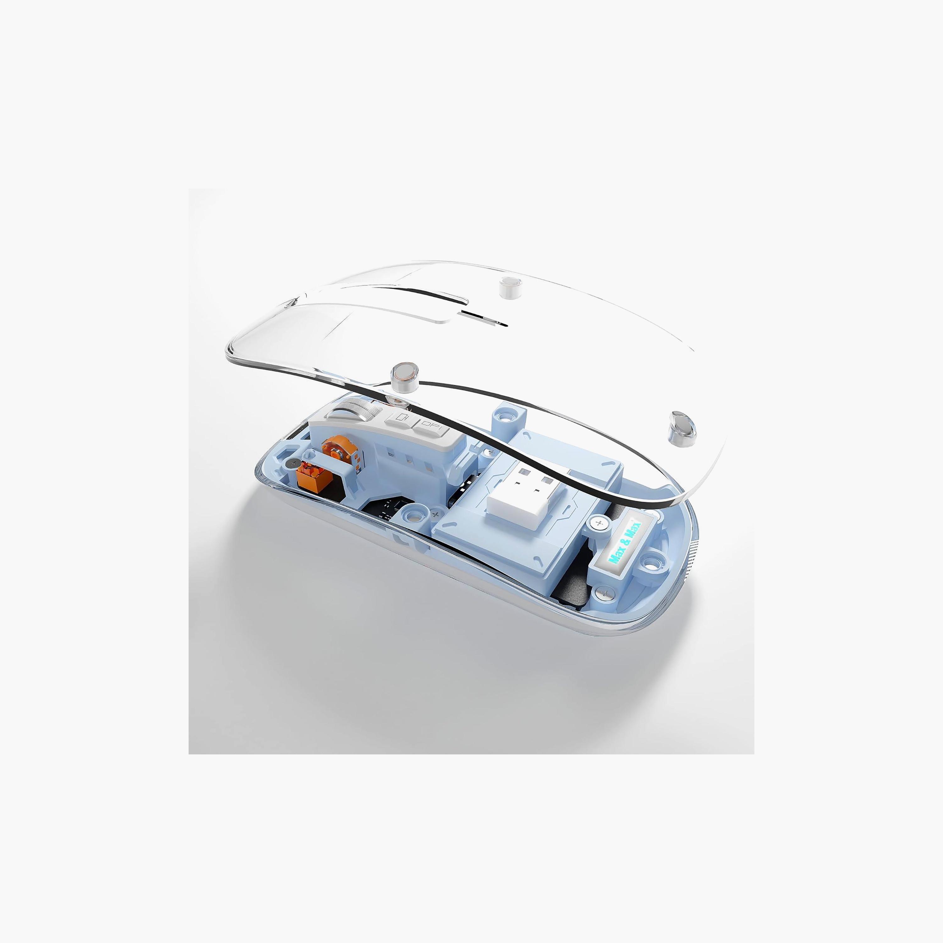 ماكس آند ماكس فأرة شفافة، أزرق | MXM-T902-electronics-accessories-computeraccesories-image-2