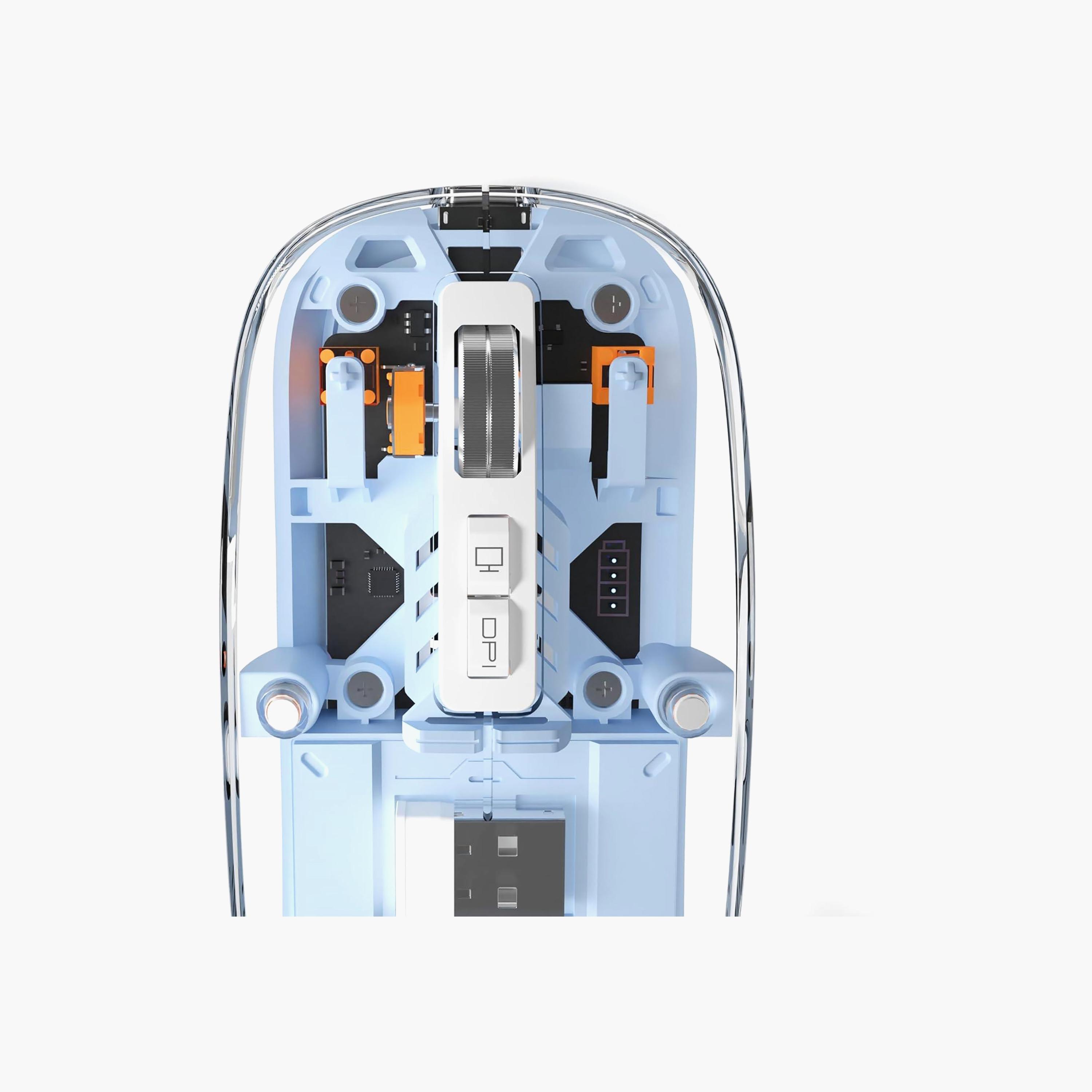 Max & Max Transparent Mouse Blue | MXM-T902-electronics-accessories-computeraccesories-image-4