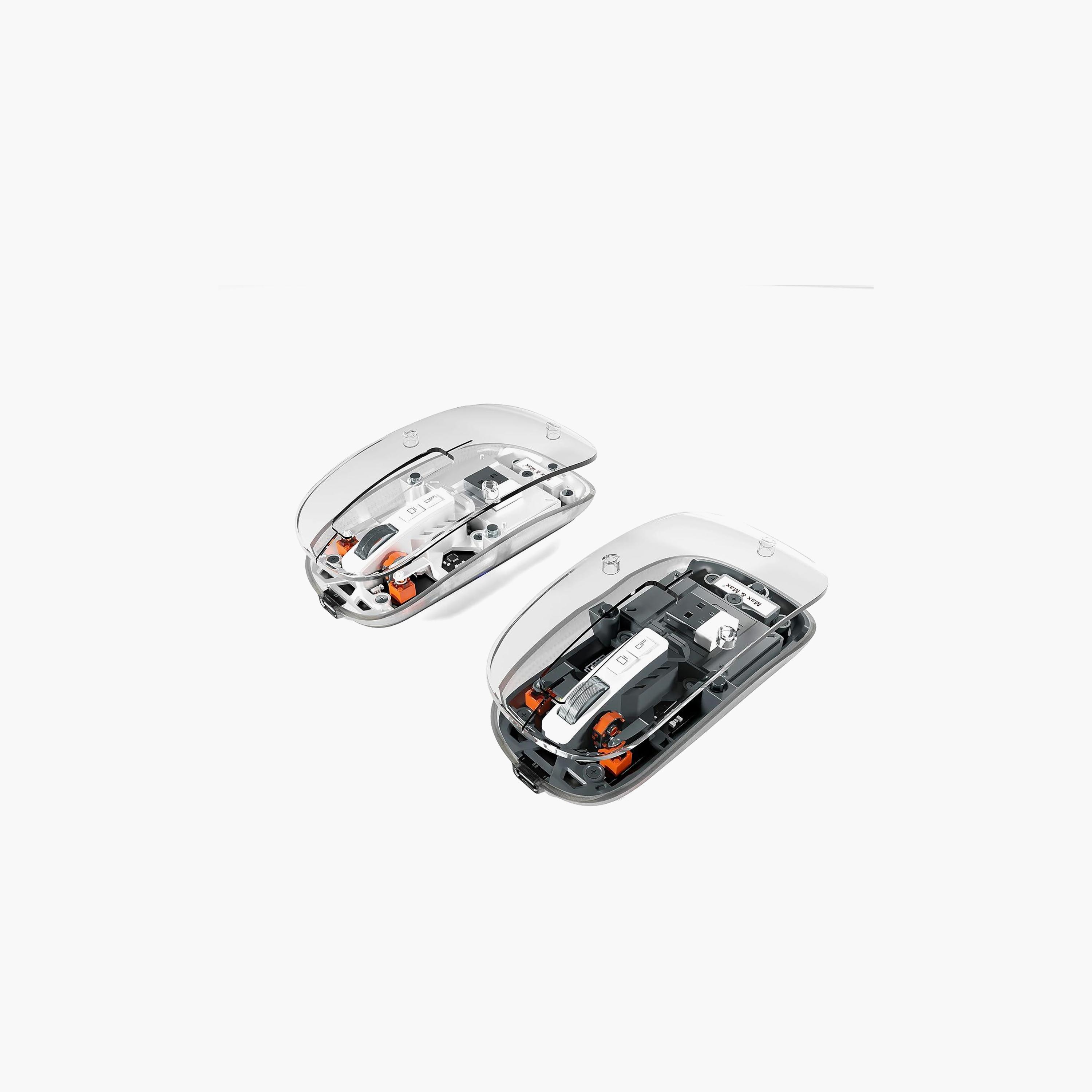 ماكس آند ماكس فأرة شفافة، أبيض | MXM-T901-electronics-accessories-computeraccesories-image-1
