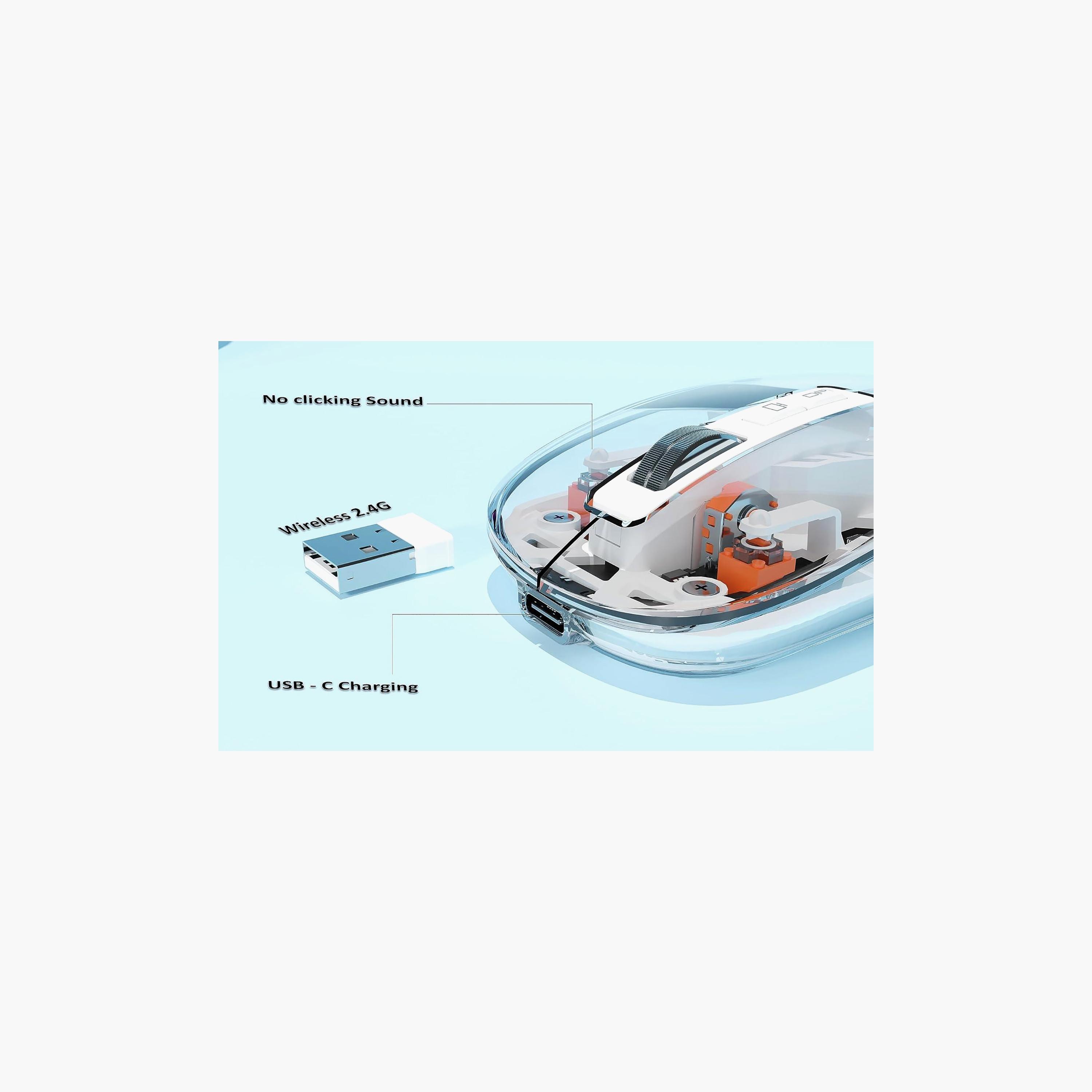 ماكس آند ماكس فأرة شفافة، أبيض | MXM-T901-electronics-accessories-computeraccesories-image-3